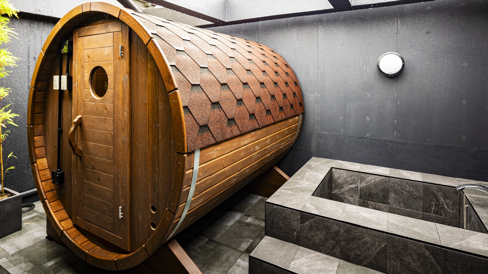 バレルサウナ・ツイン48