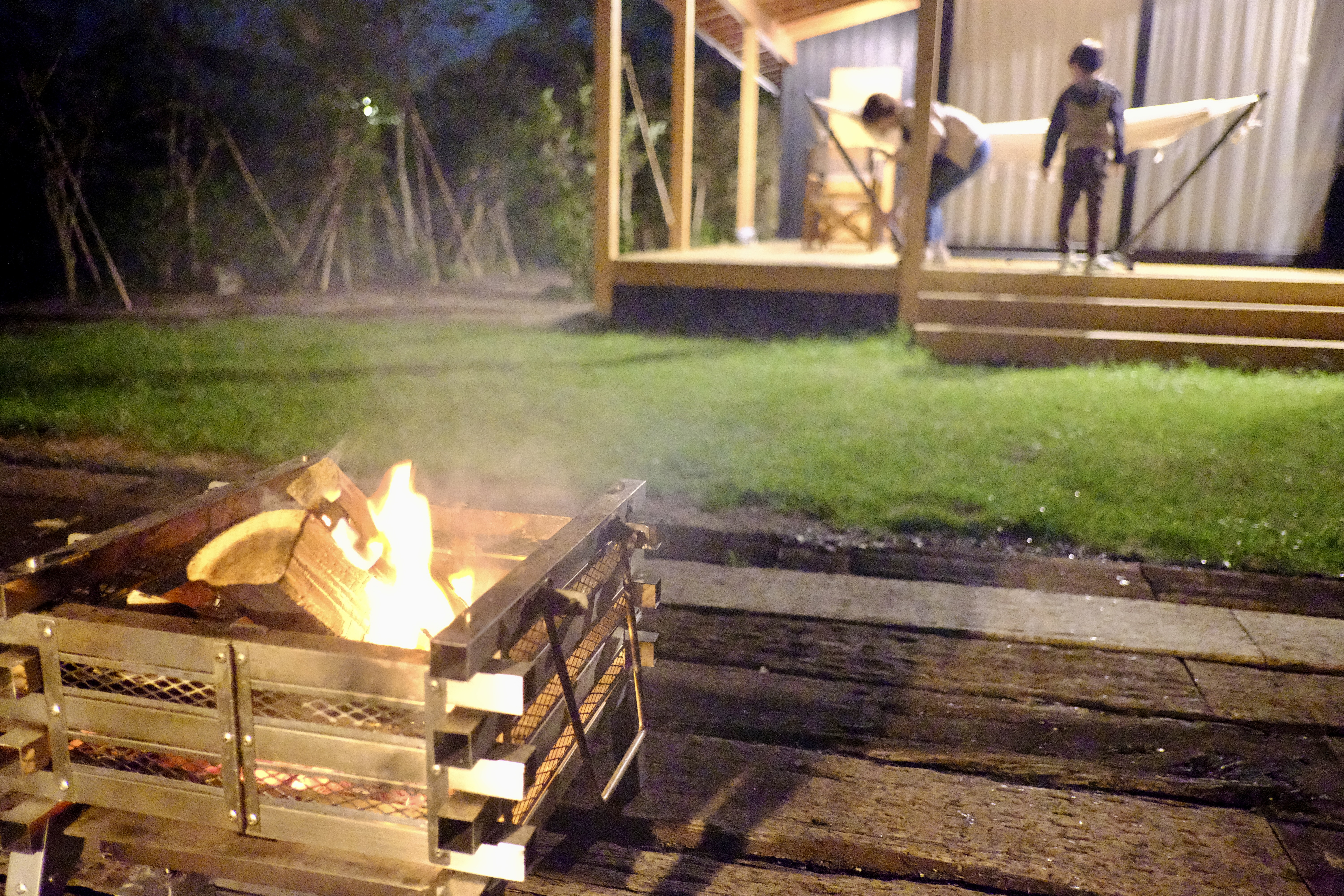 焚き火