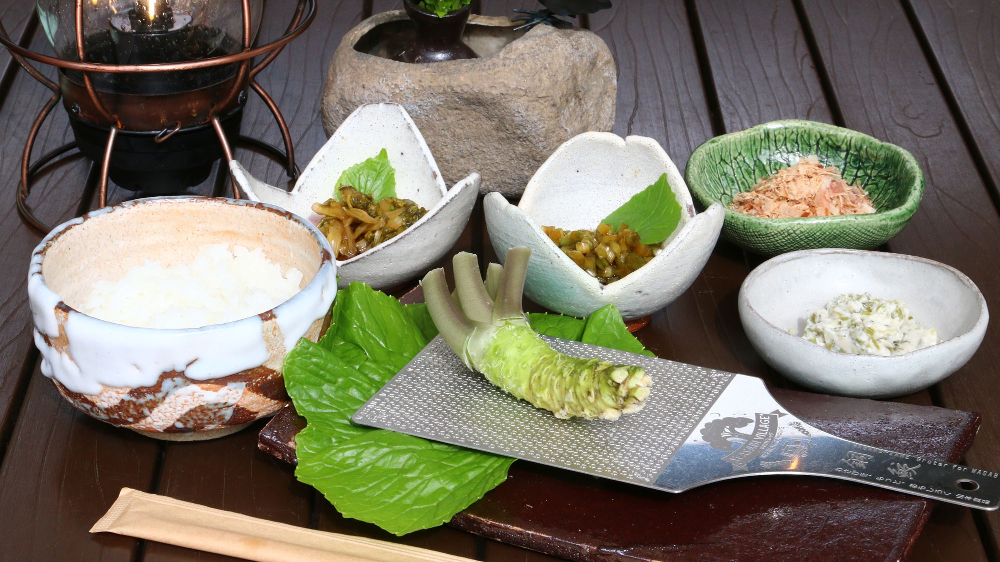 【朝食とわさび付き】わさび好き必見！！自家製無農薬わさびを使った絶品わさび丼を手作りしよう♪