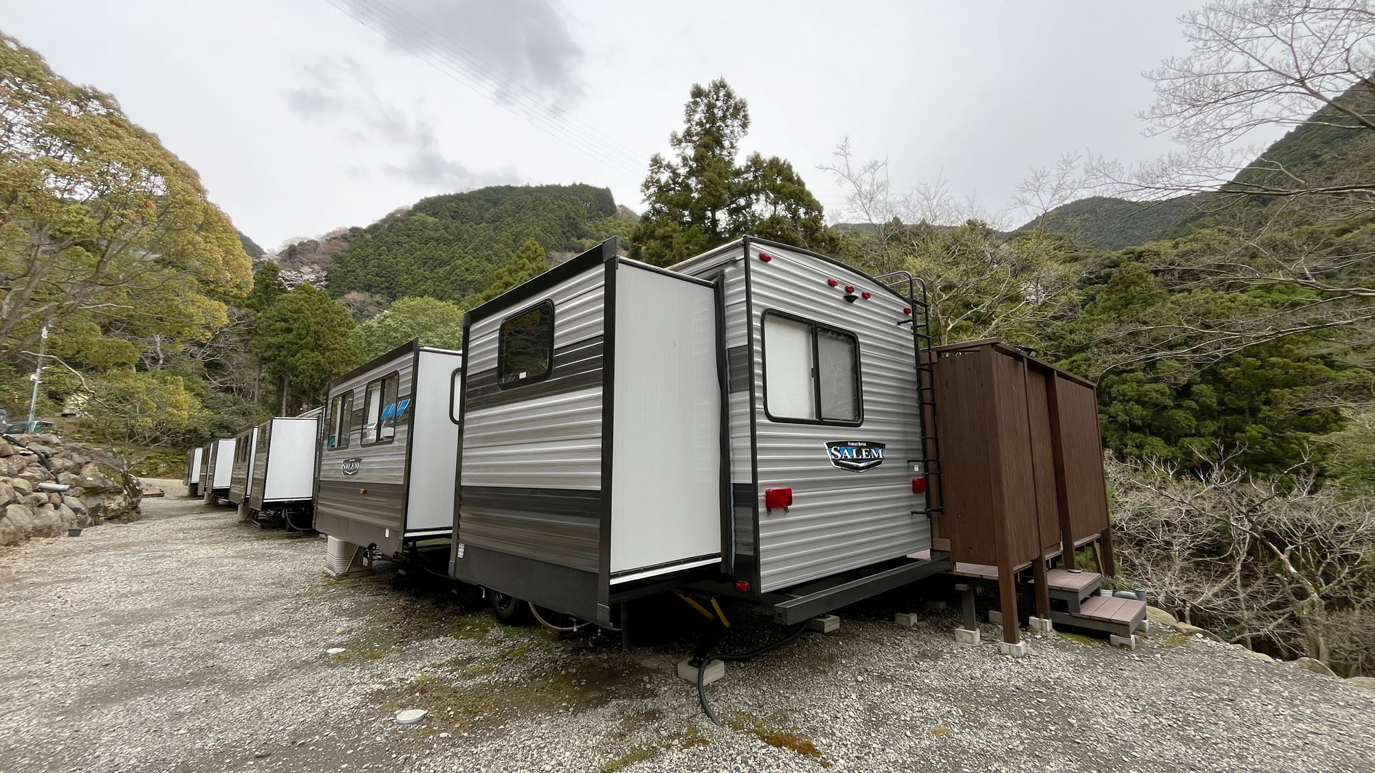 【客室】トレーラーハウスの外観*