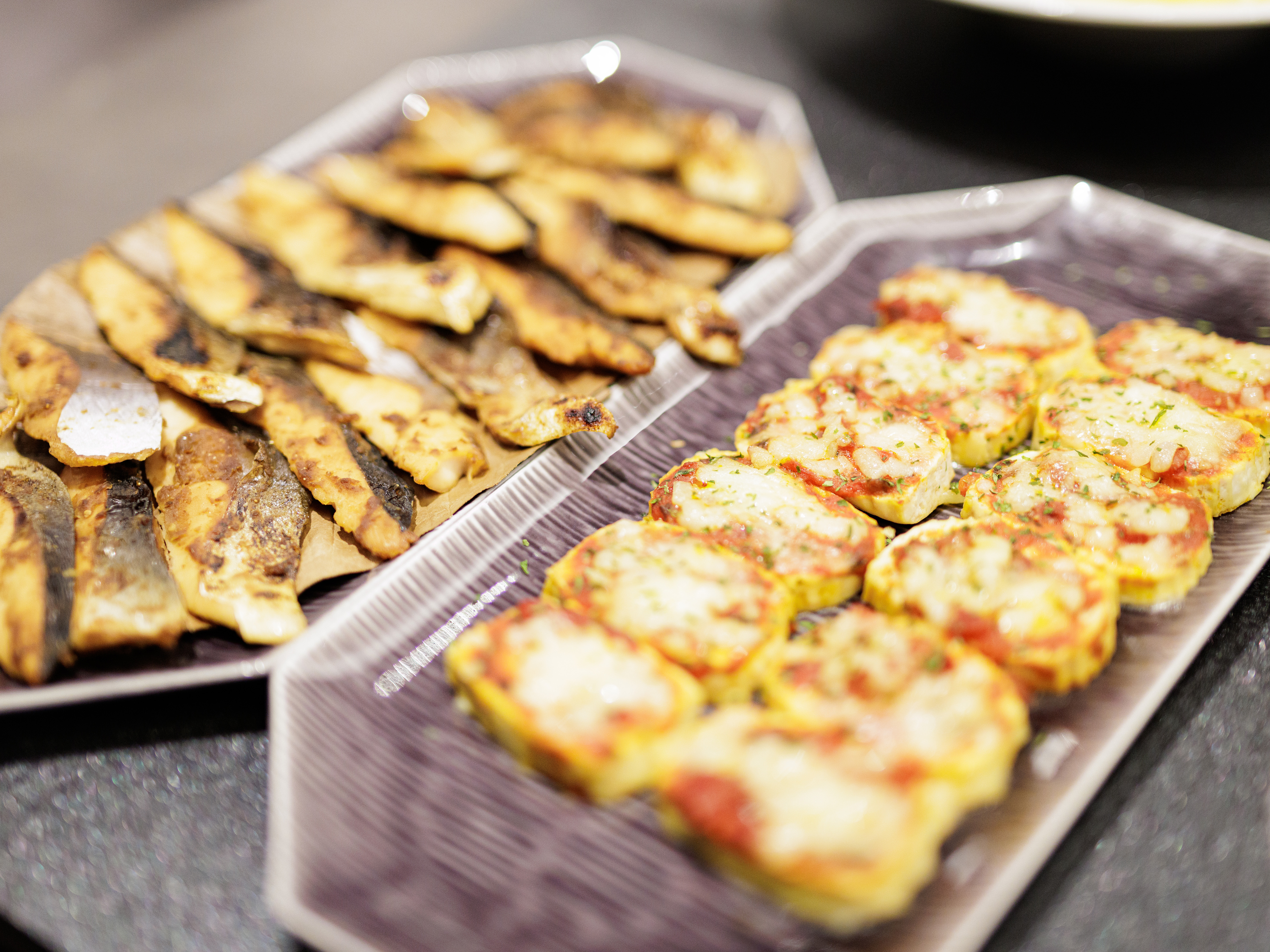 朝食_こも豆腐のピッツァイオーラ