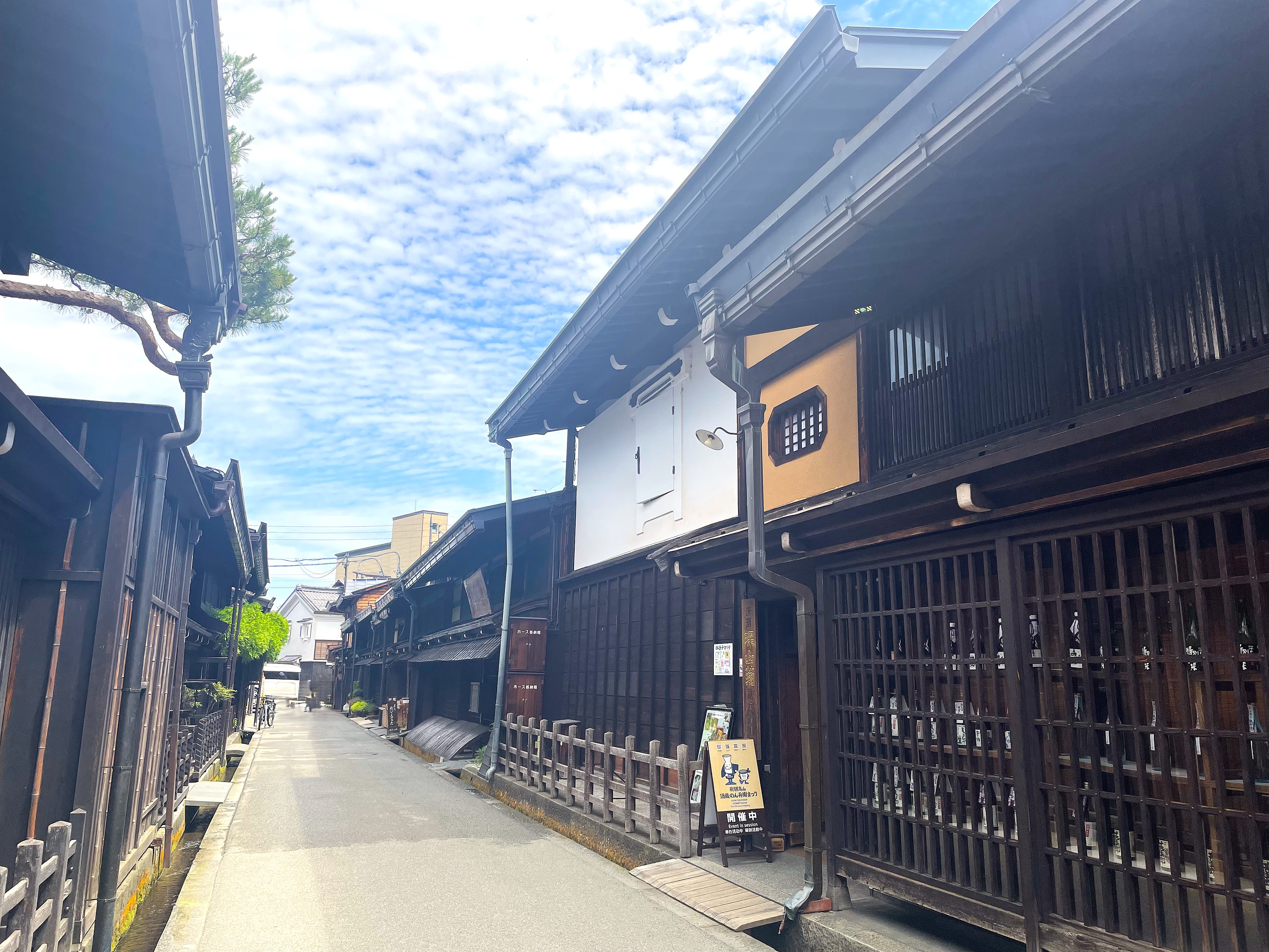 古い町並みが並ぶ上町・下町