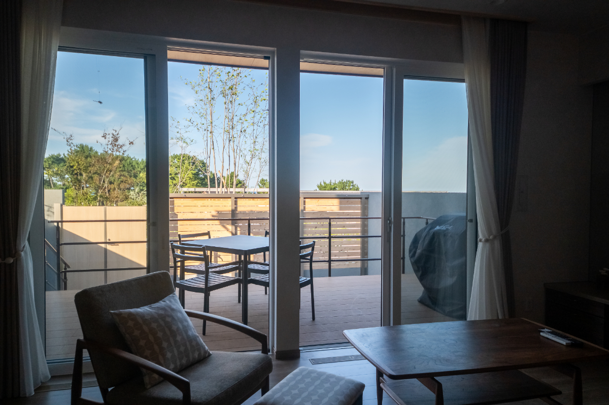 【客室】リビングからの眺望