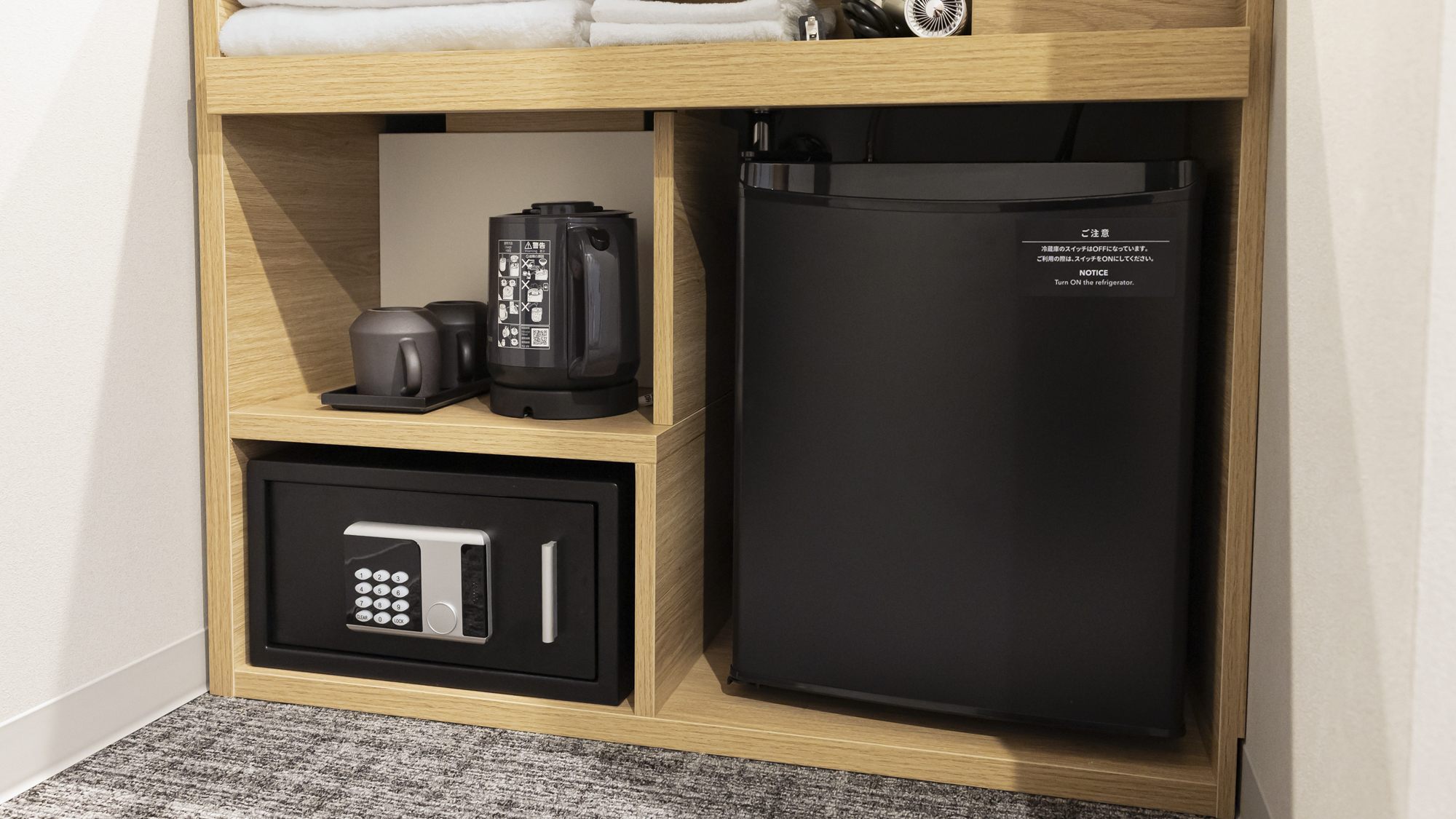 【クイーンエコノミー】快適な滞在に便利な設備も充実。