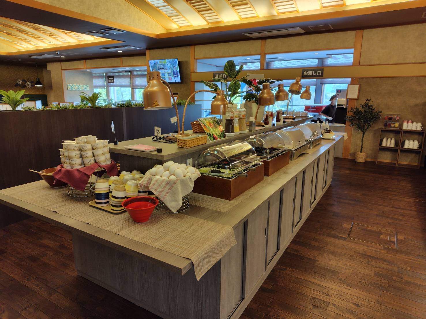 【朝食バイキング】サラダ＆温泉たまご