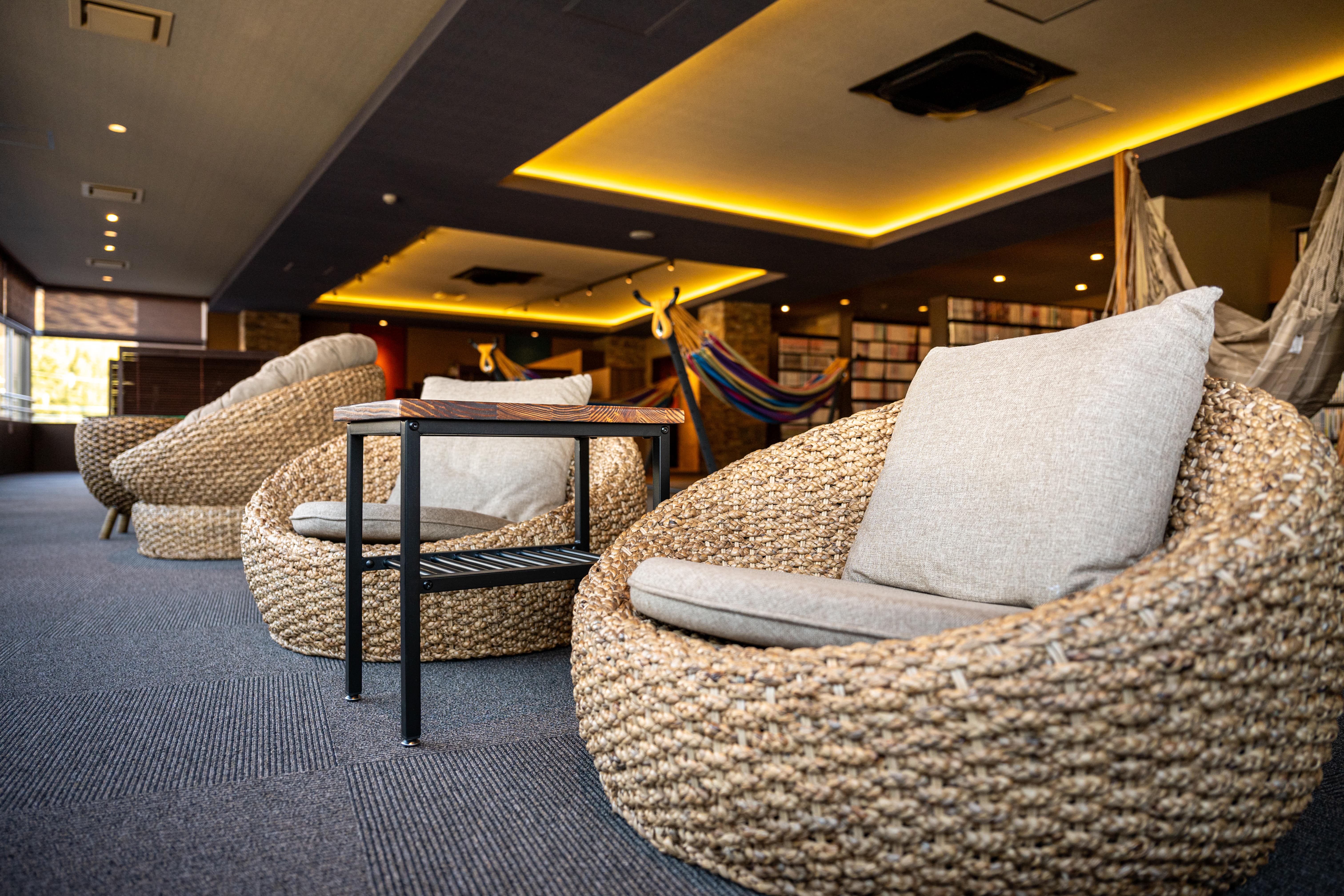 【Welcome＆湯上りラウンジ】おひとりさま専用チェアで