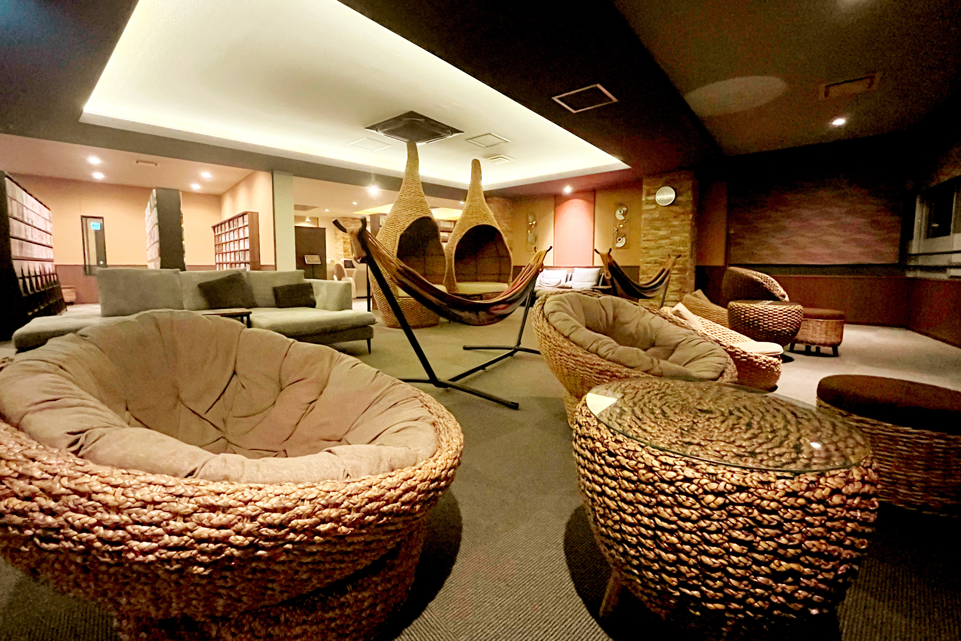 湯上りラウンジでホテルごもり☆