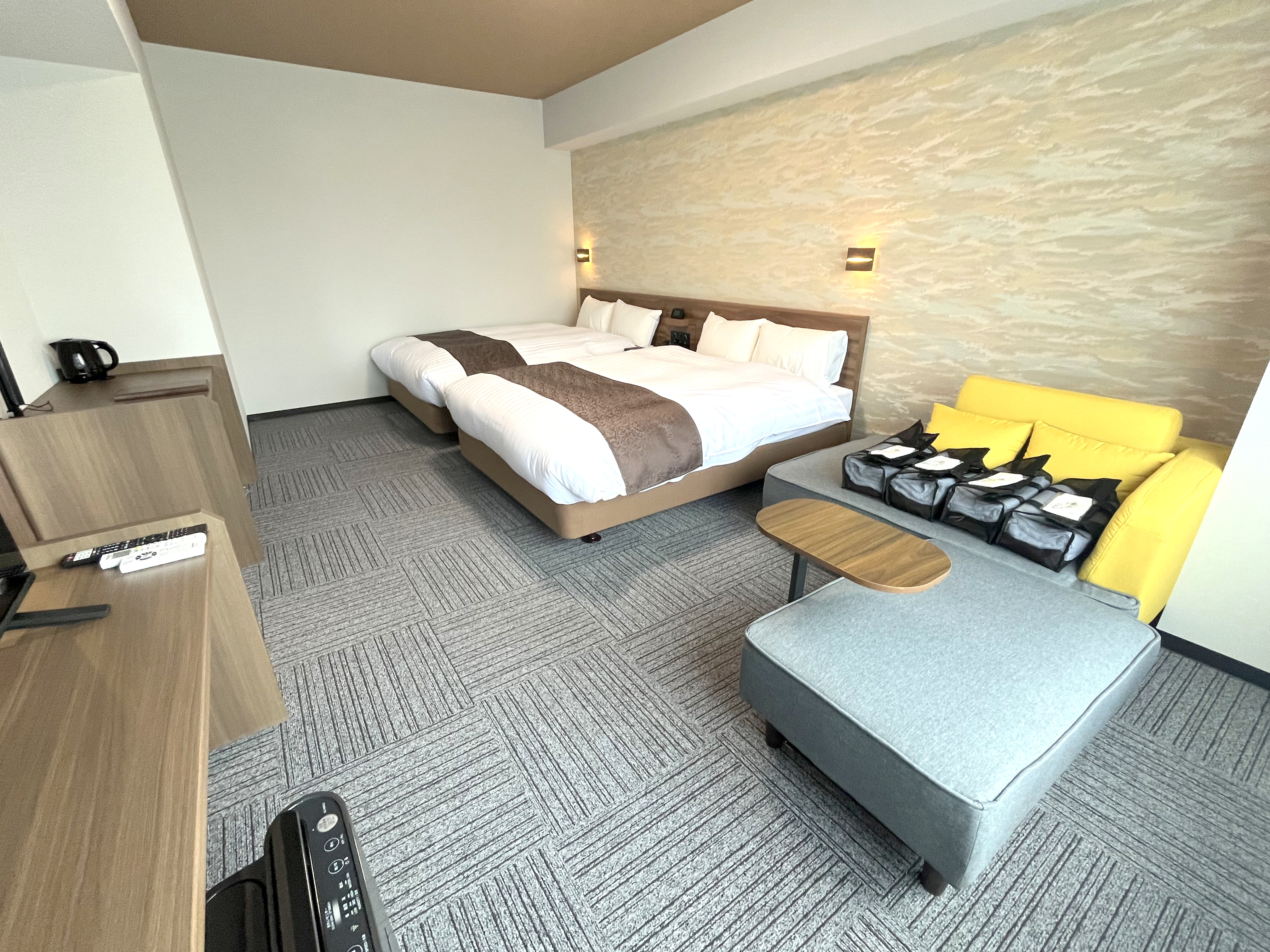 デラックスツイン☆天然温泉かけ流し半露天風呂付♪