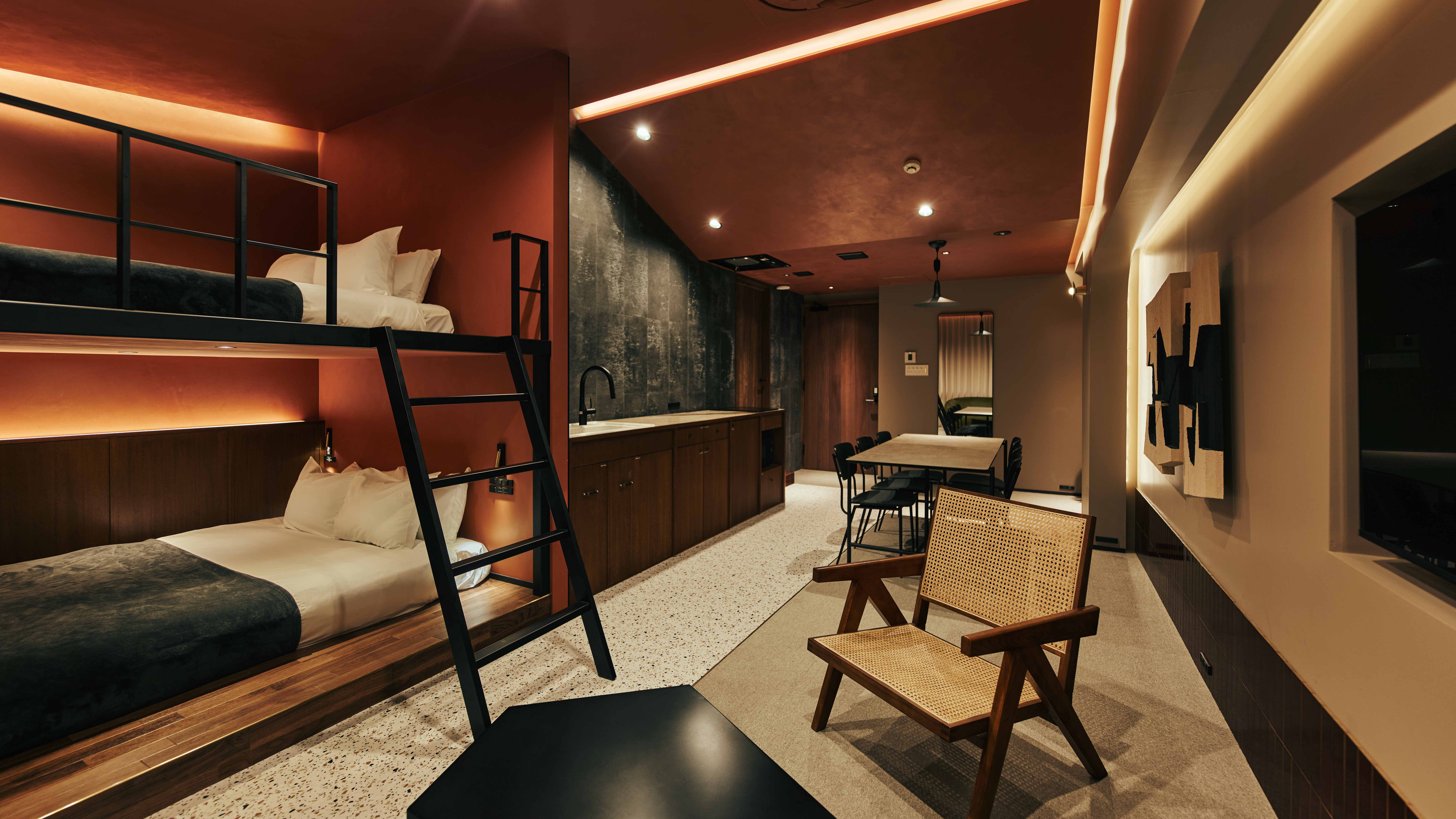 デラックススイート（701）　50㎡　キッチン、洗濯機付き　6名宿泊可能　