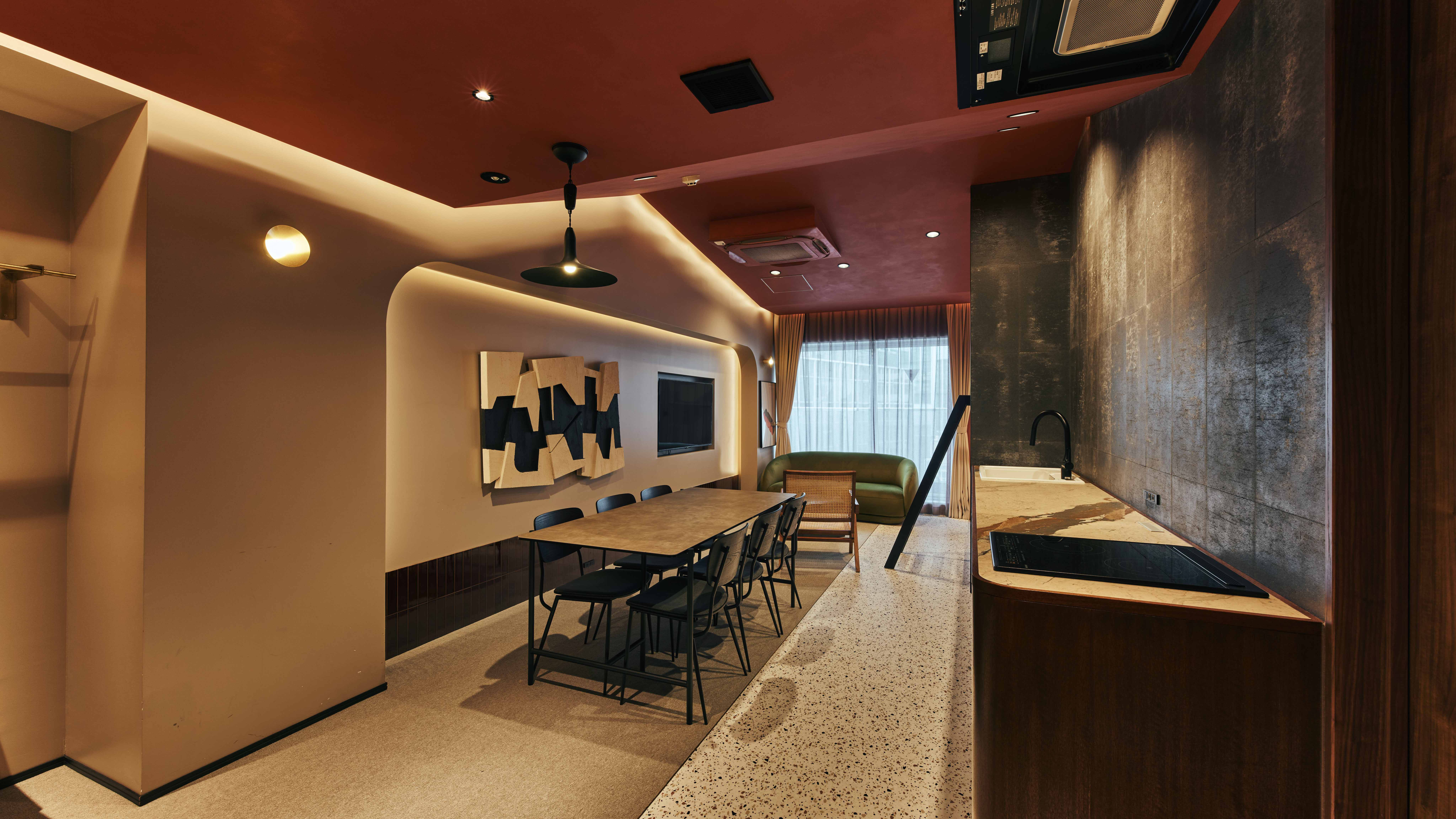 デラックススイート（701）　50㎡　キッチン、洗濯機付き　6名宿泊可能　