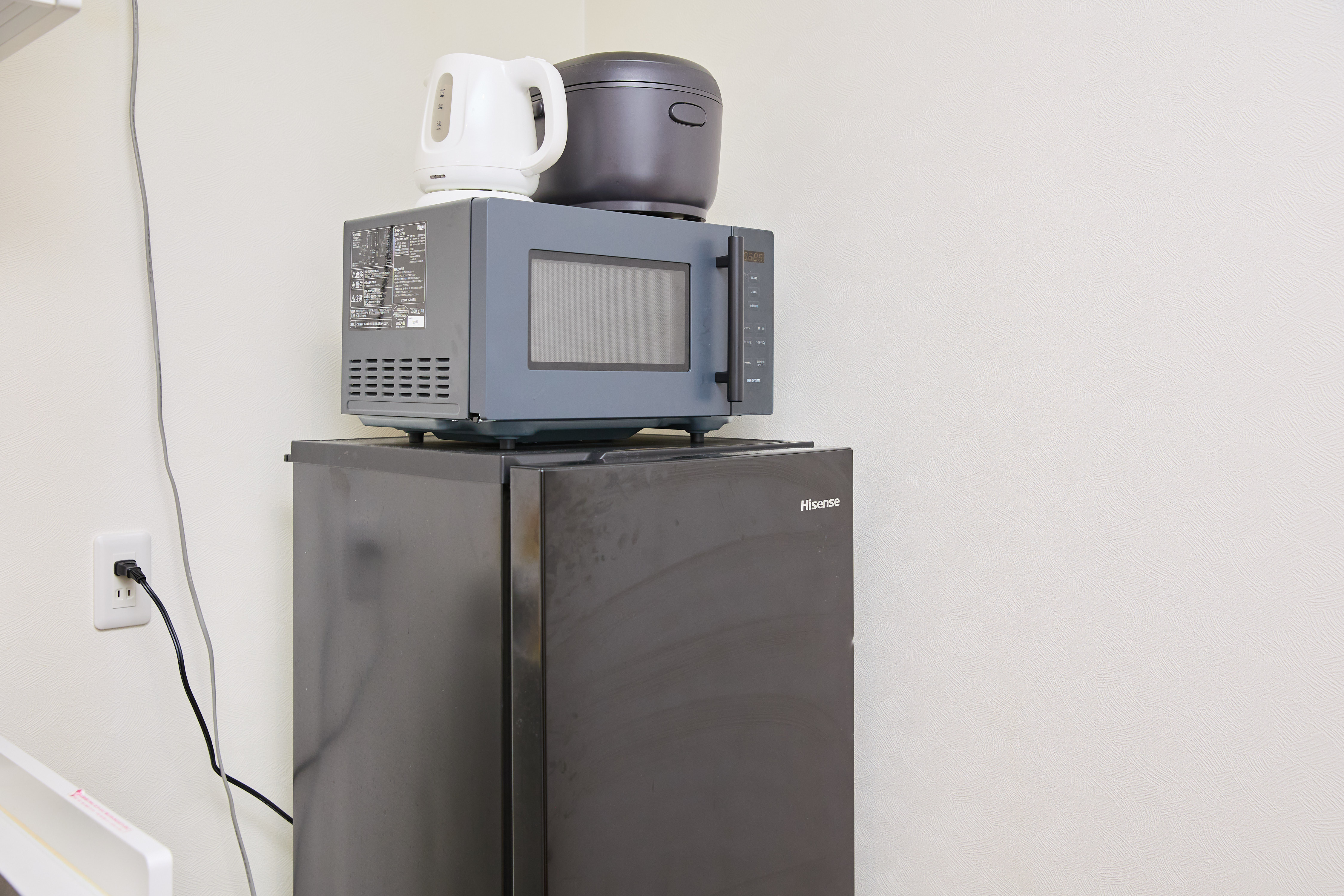 冷蔵庫レンジケトル炊飯ジャー