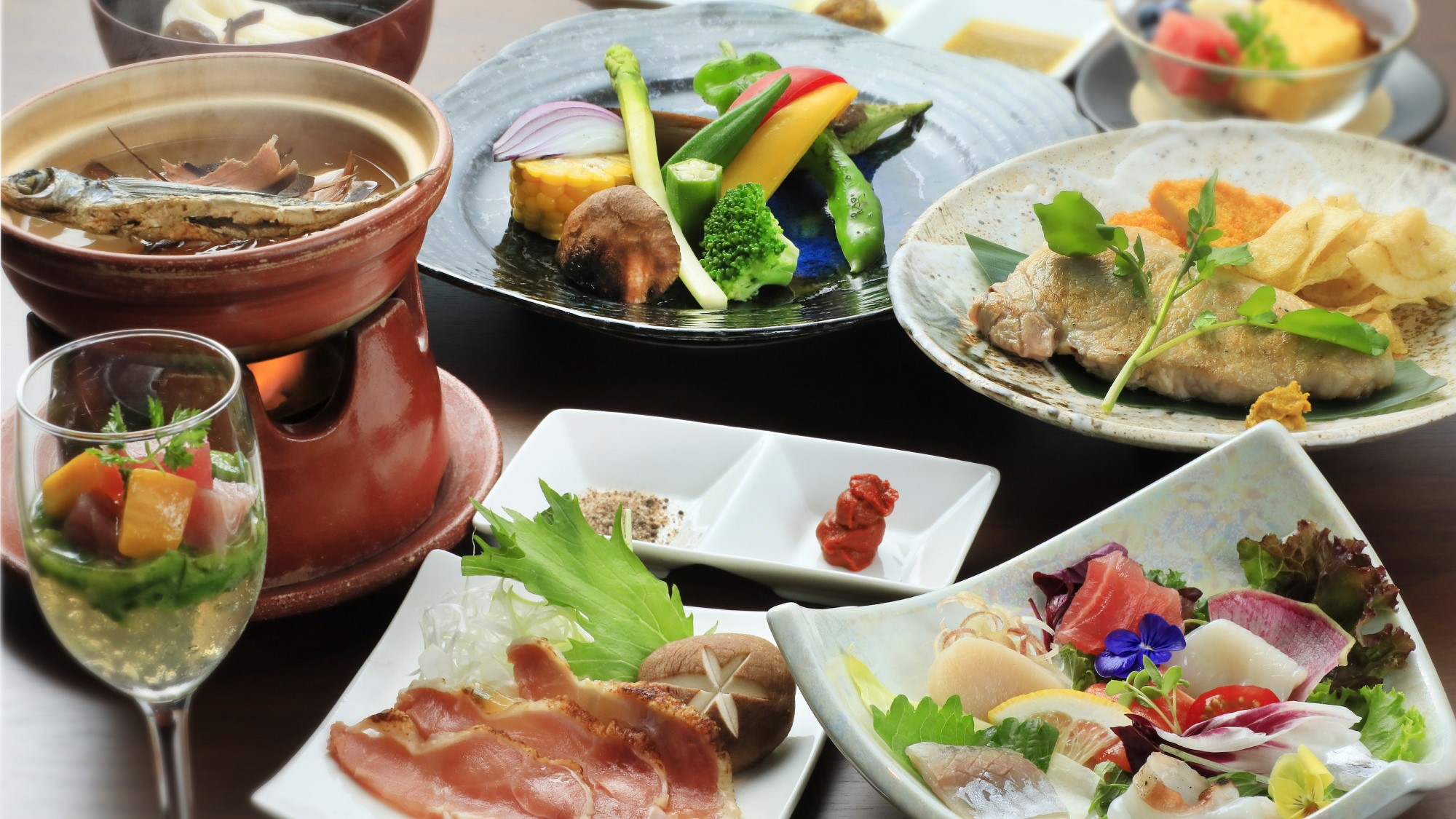 【さき楽×基本会席】14日前までのご予約に／迷ったら当館スタンダードな基本会席がおすすめ＜基本会席＞