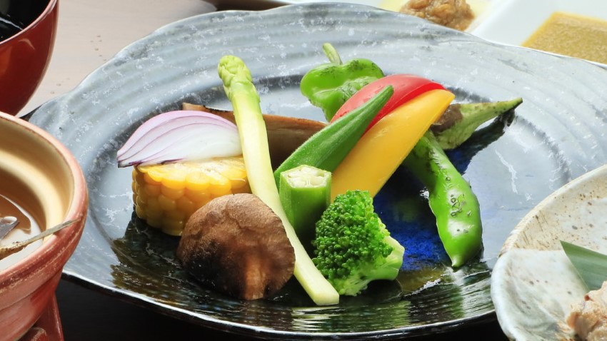 【夕食】九州の旬の野菜を堪能