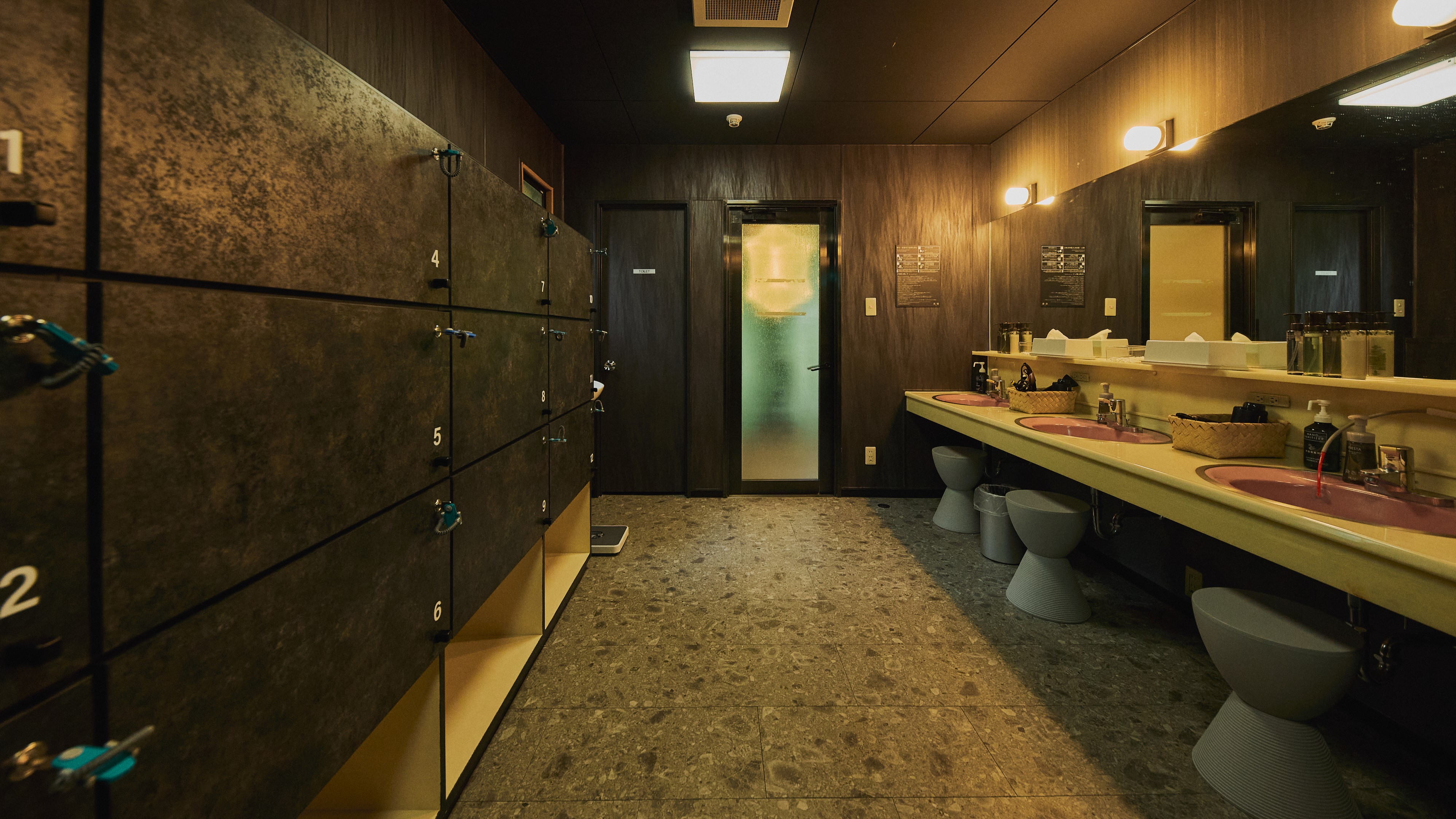 【大浴場】脱衣所の様子