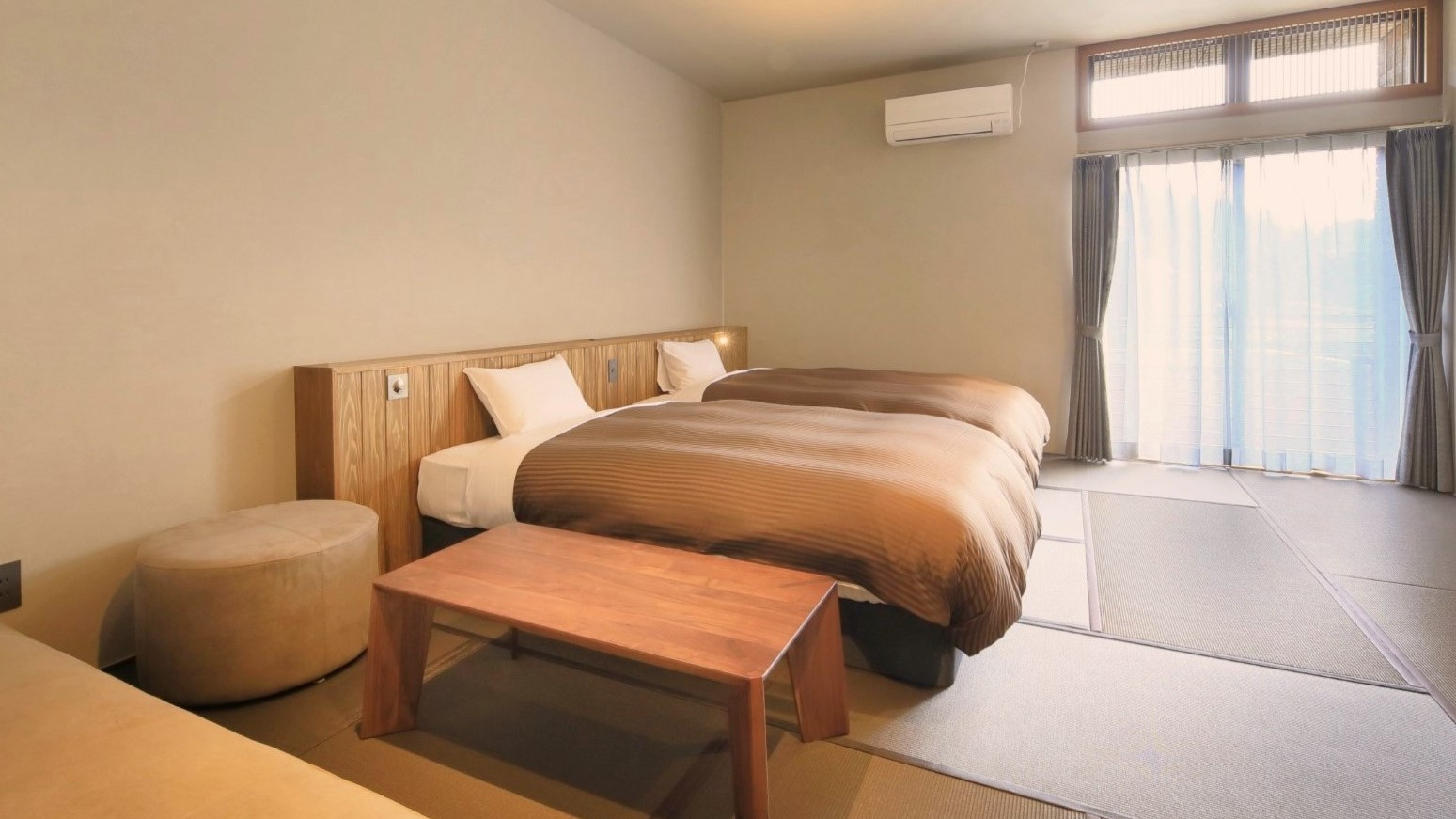 【和室ツイン】最大3名様まで宿泊可能です。