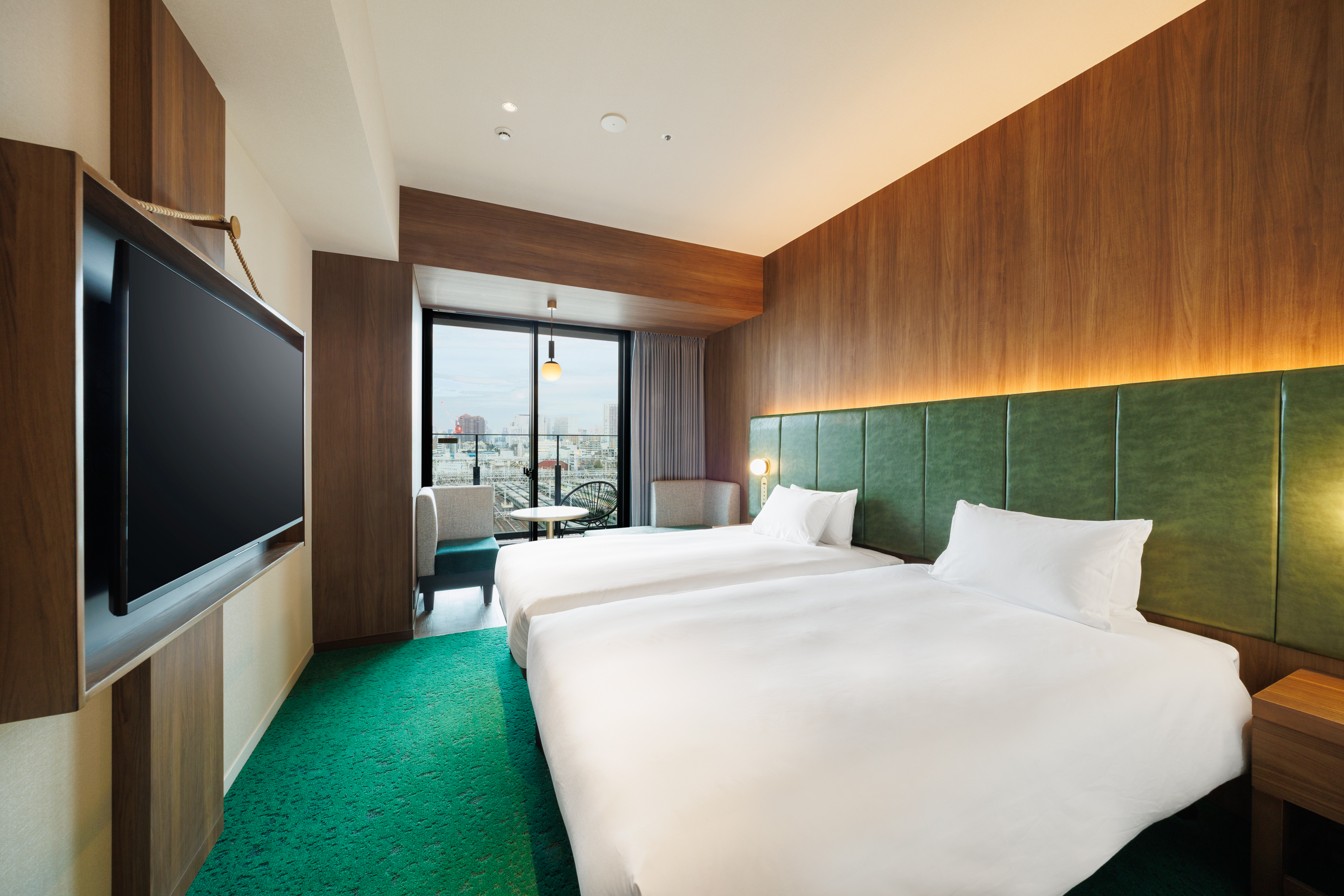 トラックスビュー・ツイン（バルコニー付）