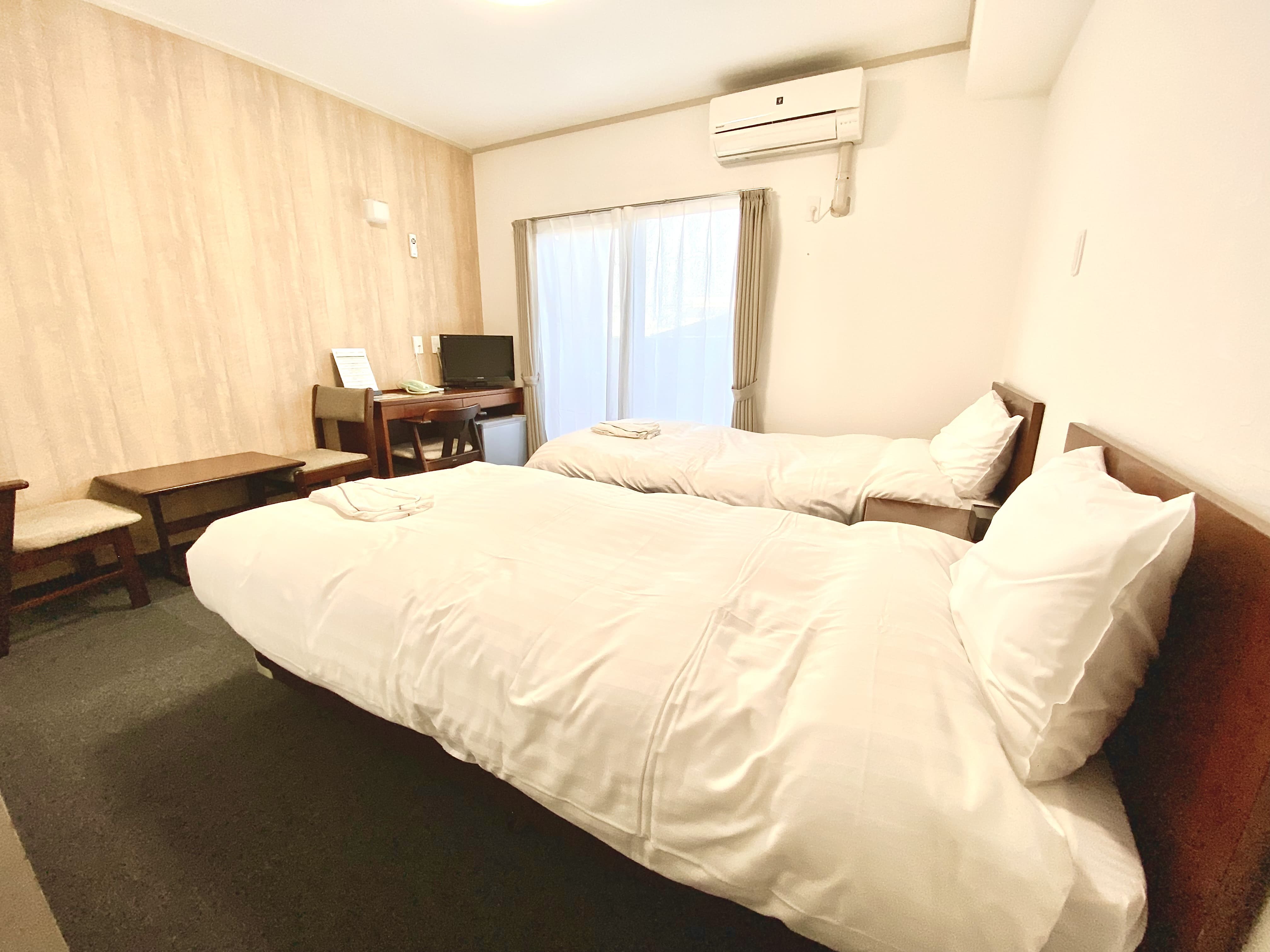 ツインルーム■13.0～14.4㎡／シングルベッド