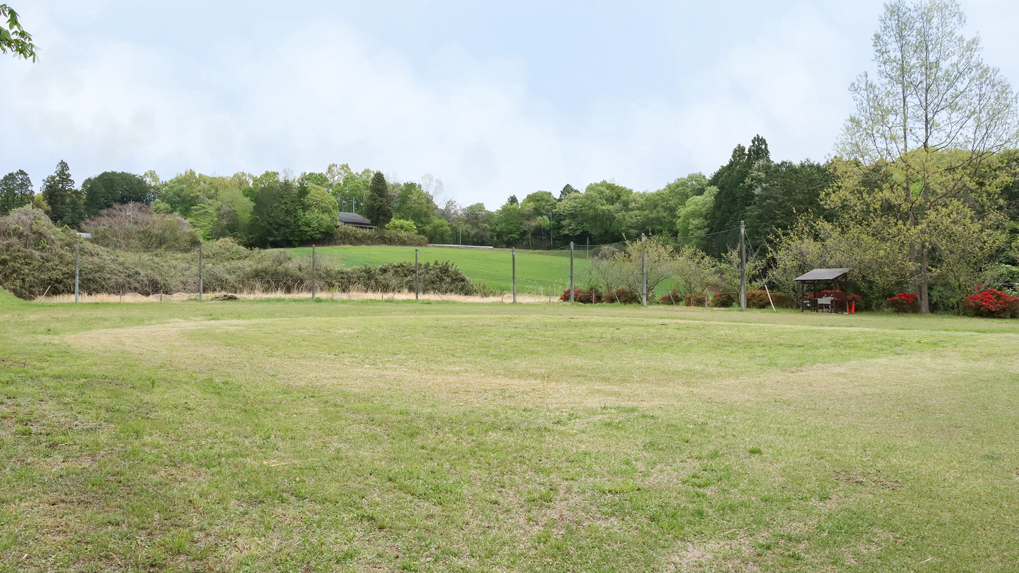 #キャンプサイト　車ごとお越しいただけます