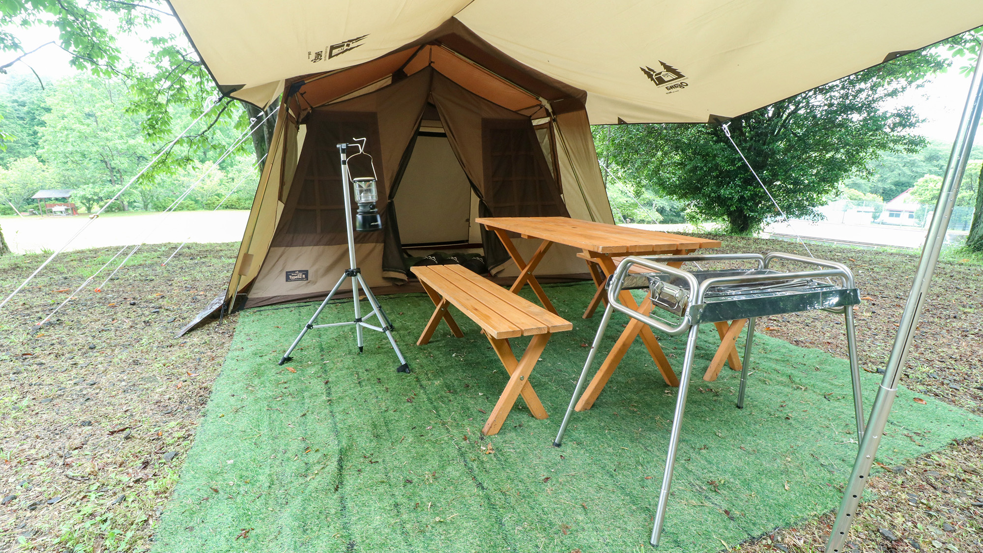 #らくらくキャンプ　面倒な準備いらず、手ぶらで楽しむキャンプ＆BBQで気軽なアウトドア体験を！