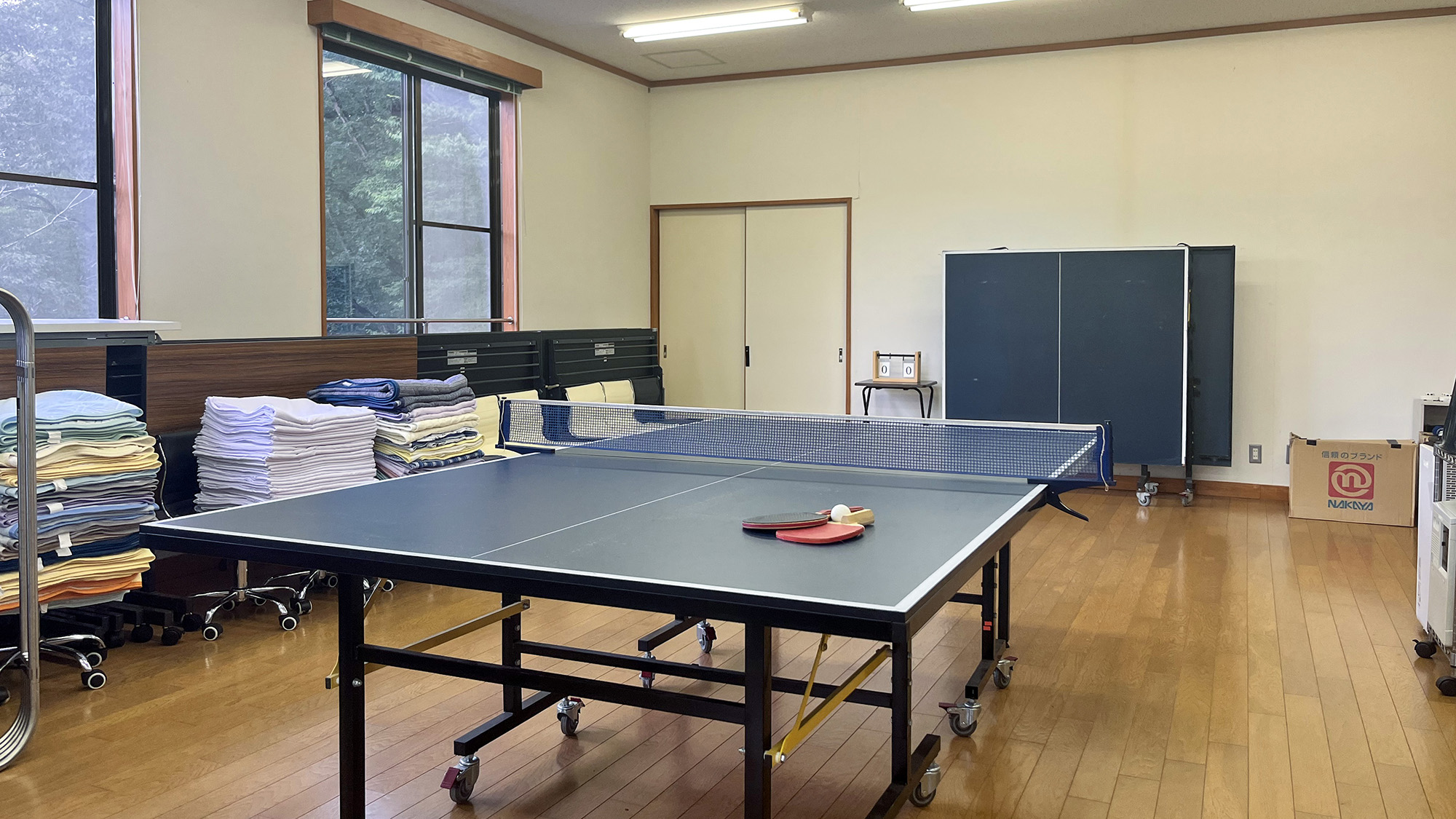 #レンタル用品　雨の日でも安心♪ 卓球でインドアならではのアクティブな時間をお過ごしください。