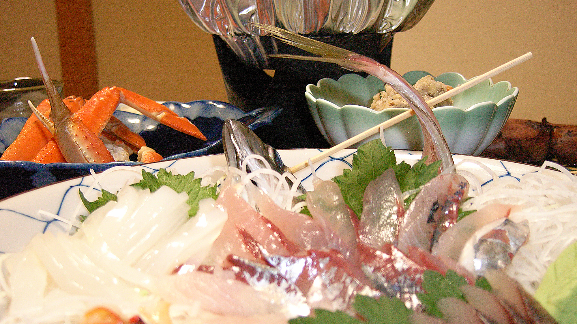 *夕食一例/新鮮な魚介類をたっぷりとご賞味ください！