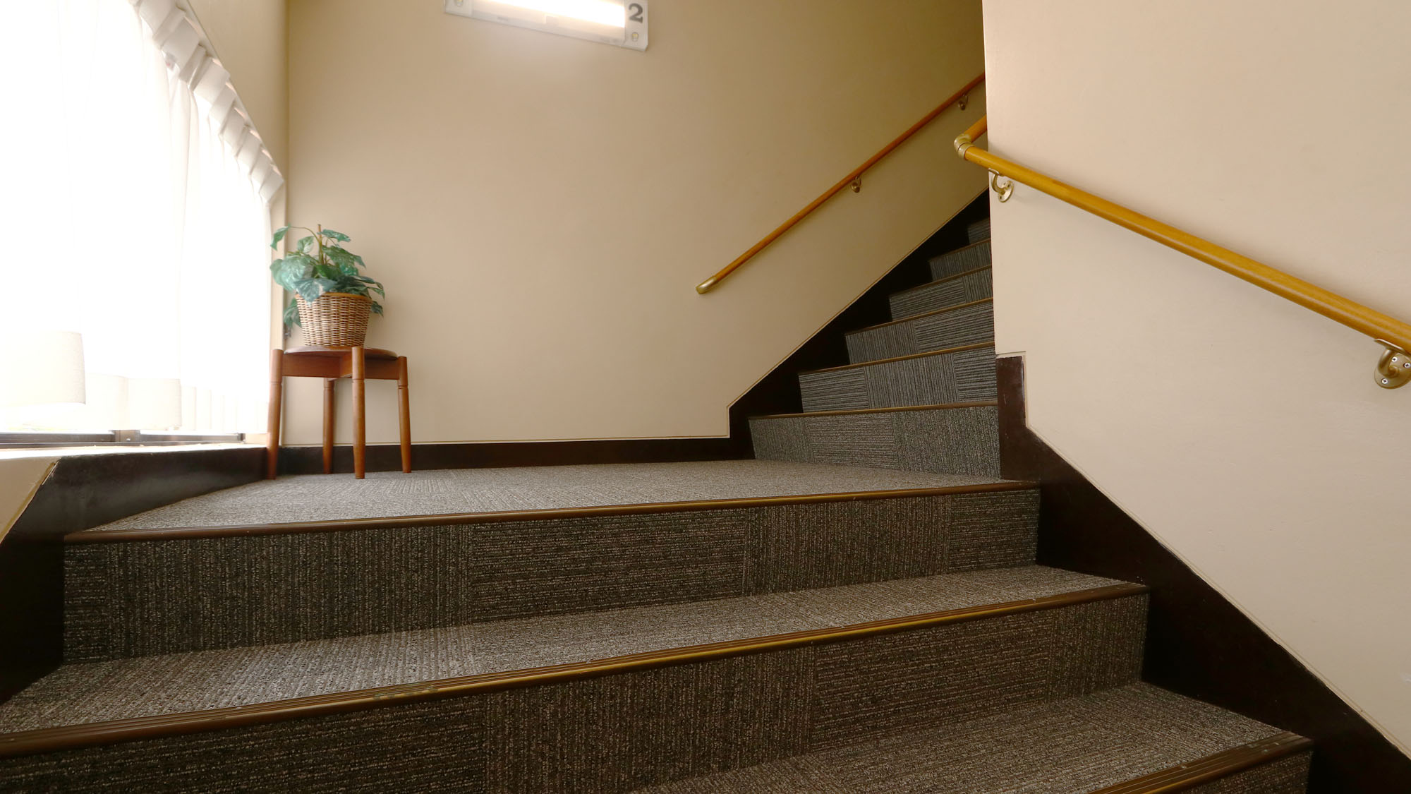 階段♢手すり付き*