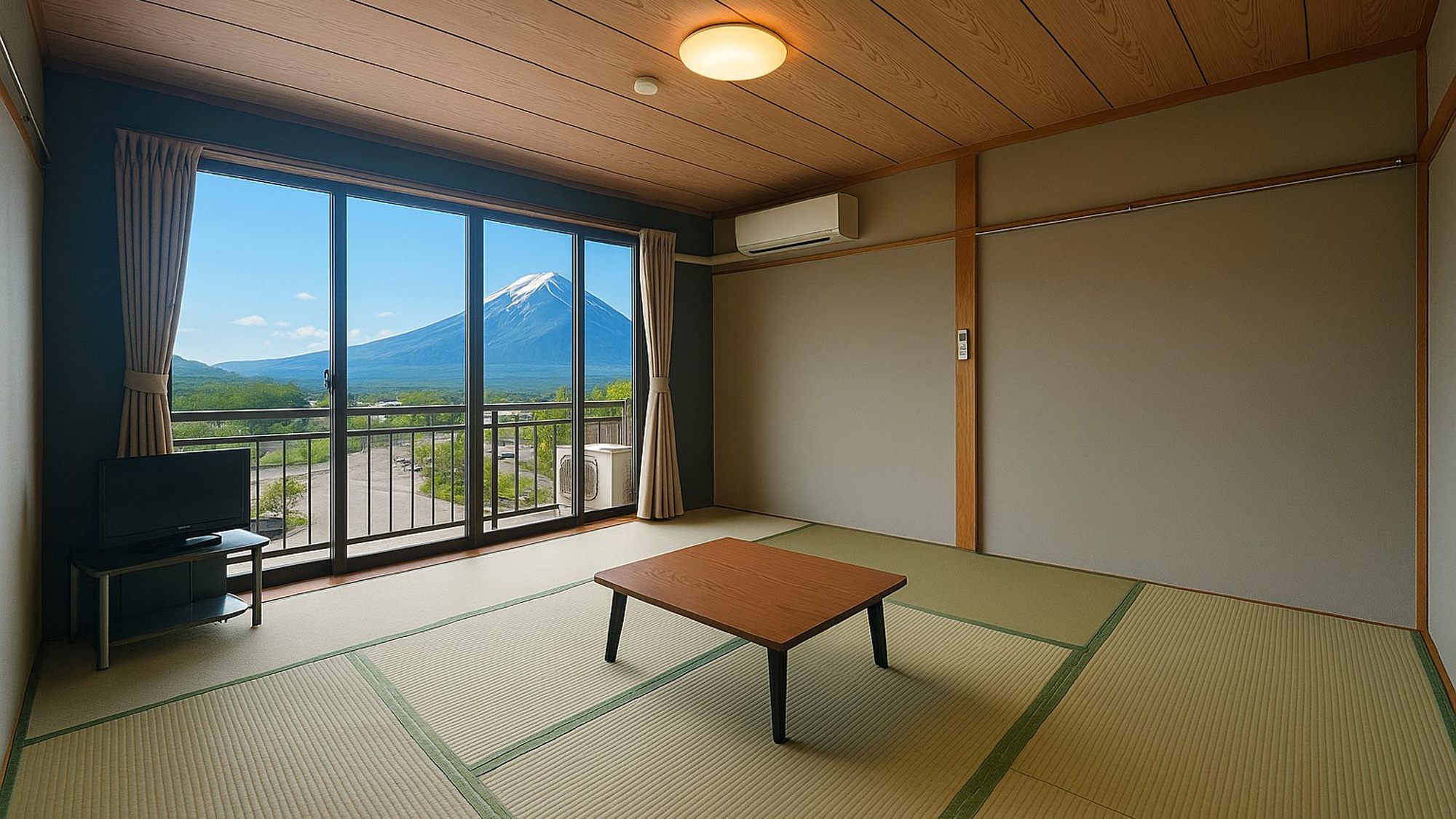 富士山ビュー8畳◇雄大な富士山をお部屋から眺められます*