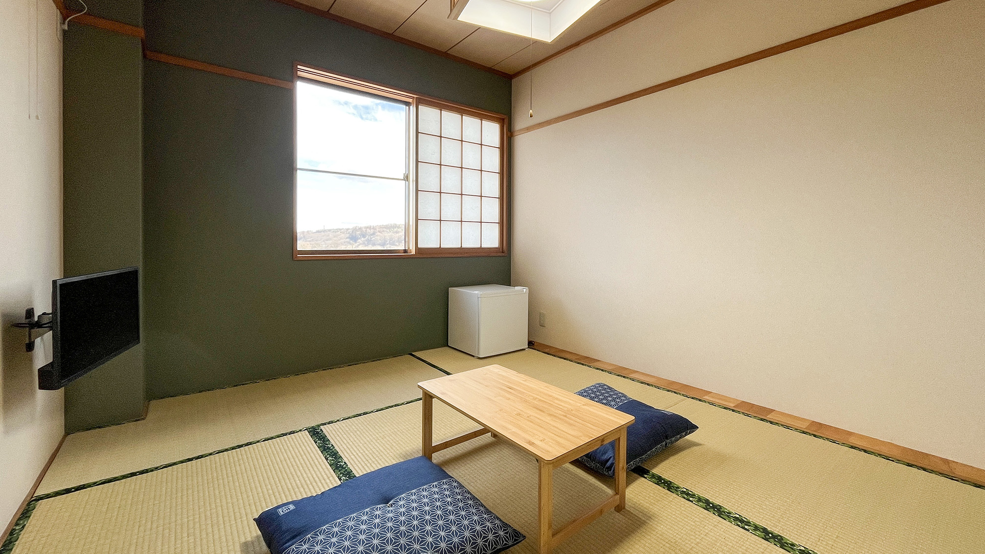 #和室6畳　シンプルな和室で気張らずゆったりお過ごしいただけます