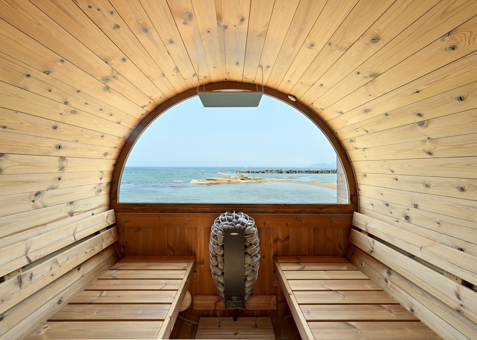 バレルサウナ露天岩風呂付客室・バレルサウナ