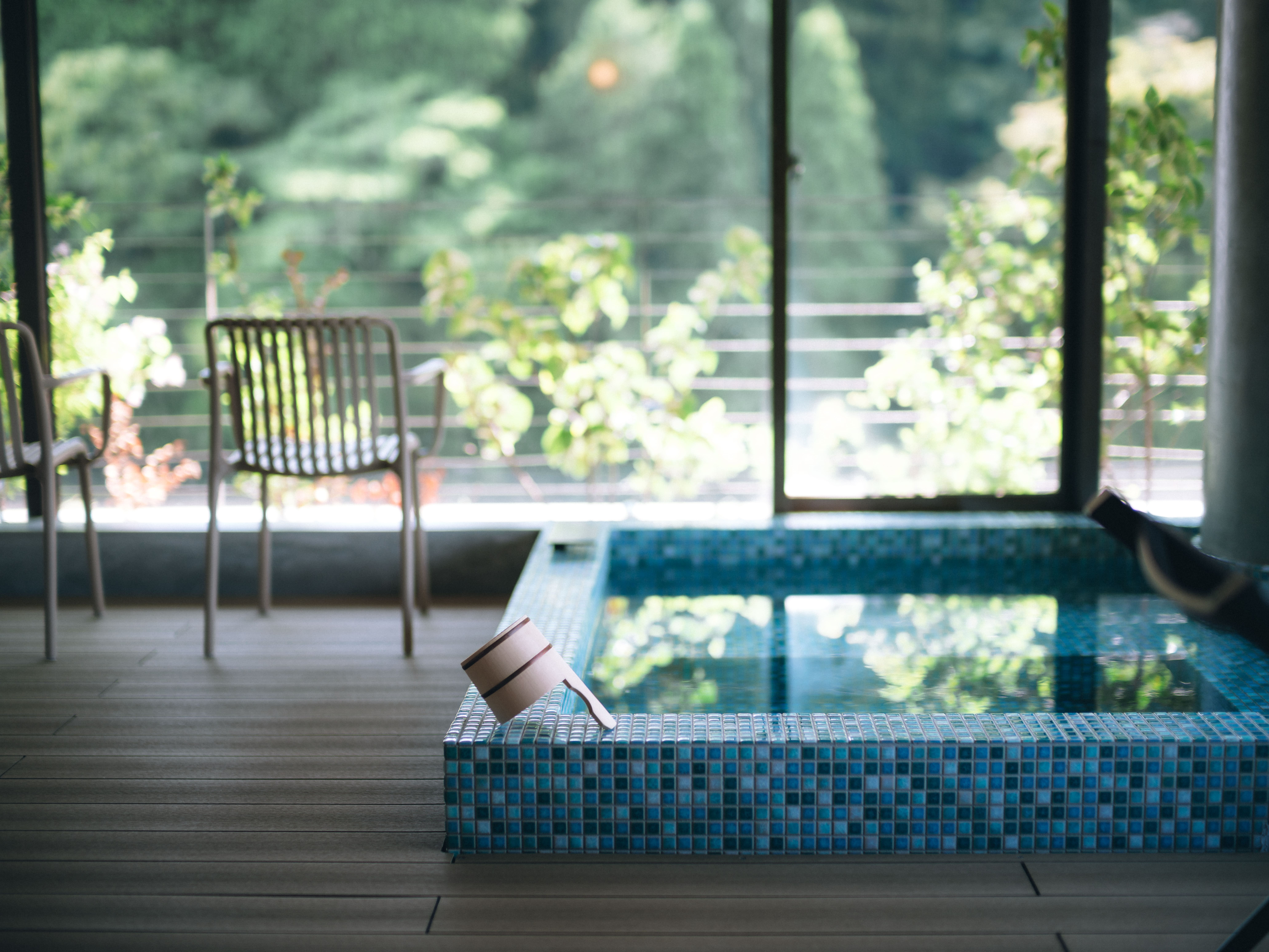 【サウナ】自然を感じるリバービュー水風呂