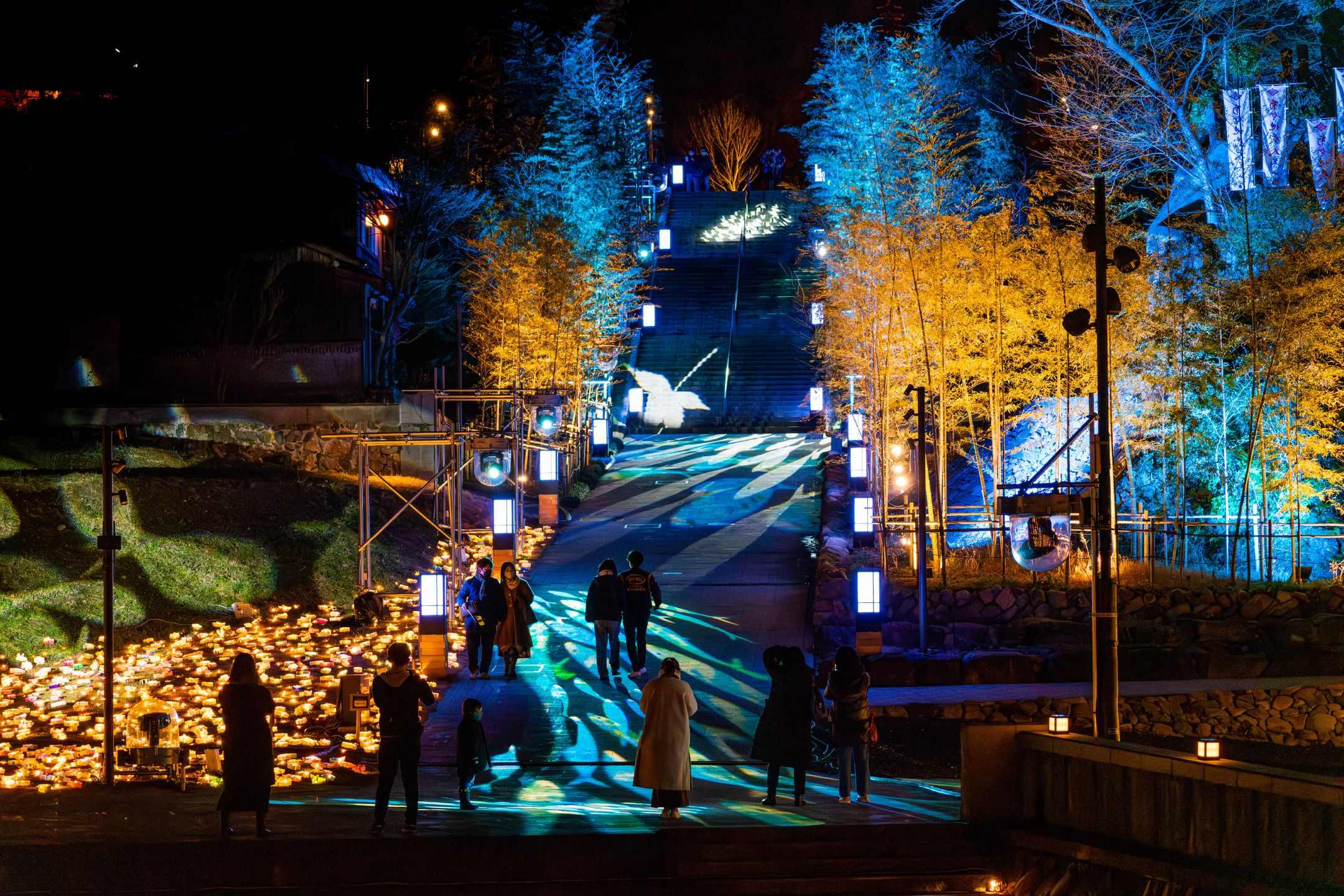 【うたあかり】長門湯本冬季限定イルミネーションイベント