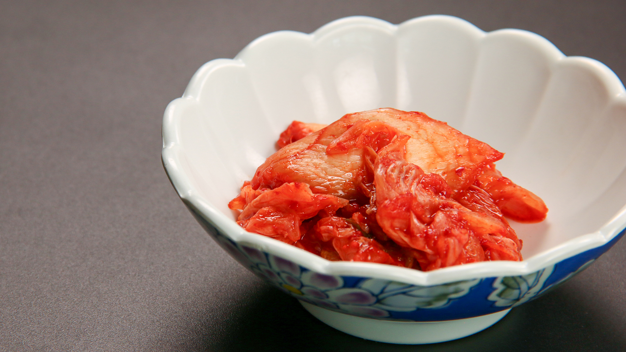 #夕食　ほどよい辛さと酸味がクセになるキムチ