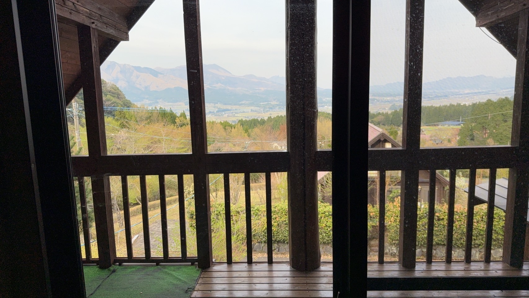 ２階テラスからの眺め