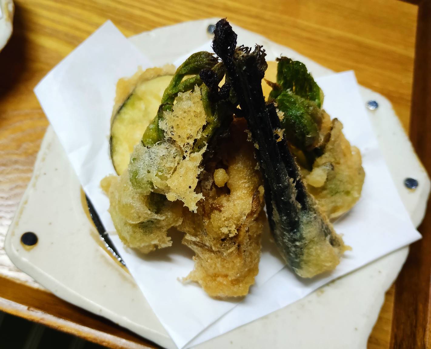 飛騨の高原野菜の天ぷら