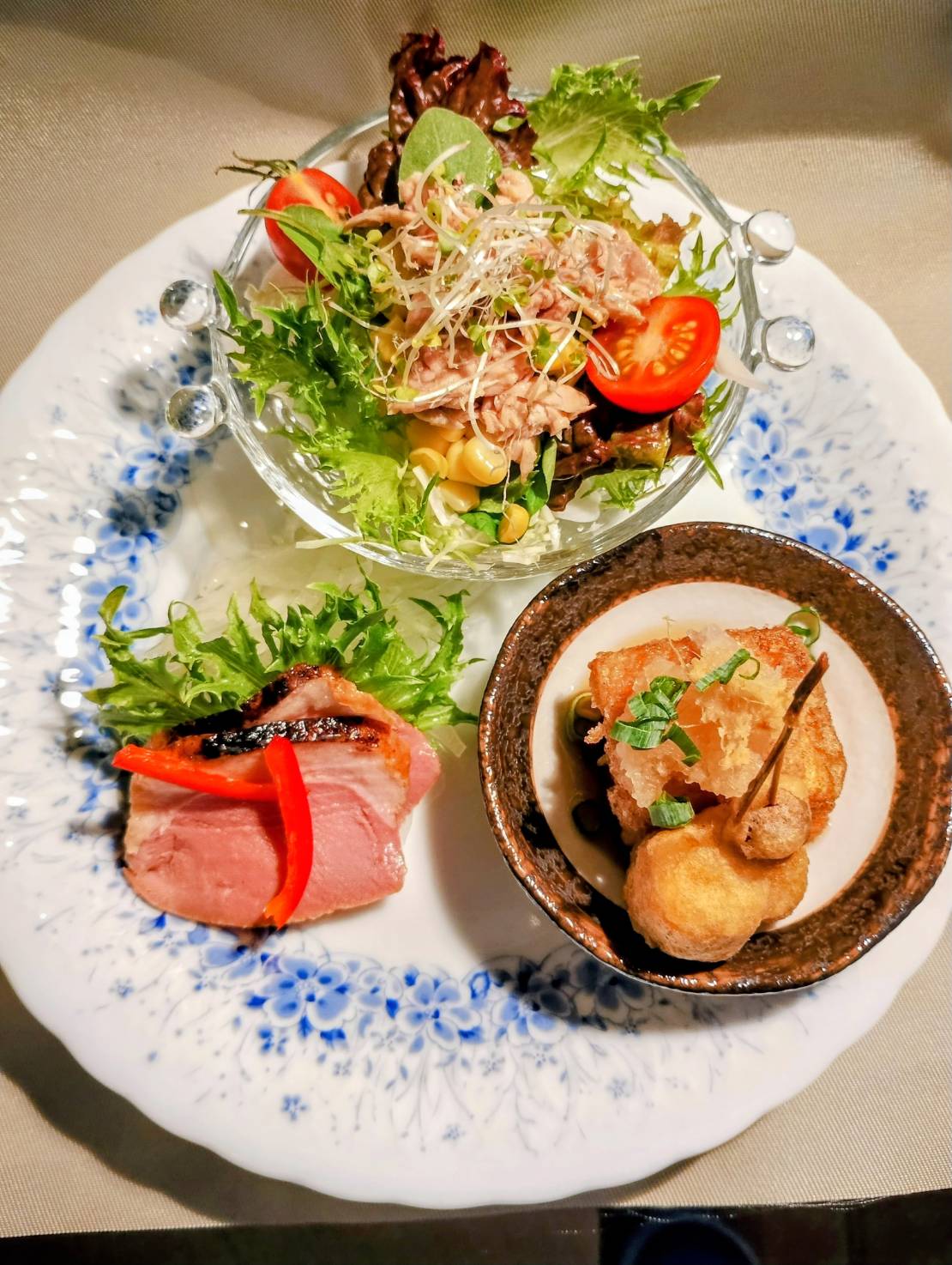 飛騨地方の食材を使った『彩り豊かな前菜セット』