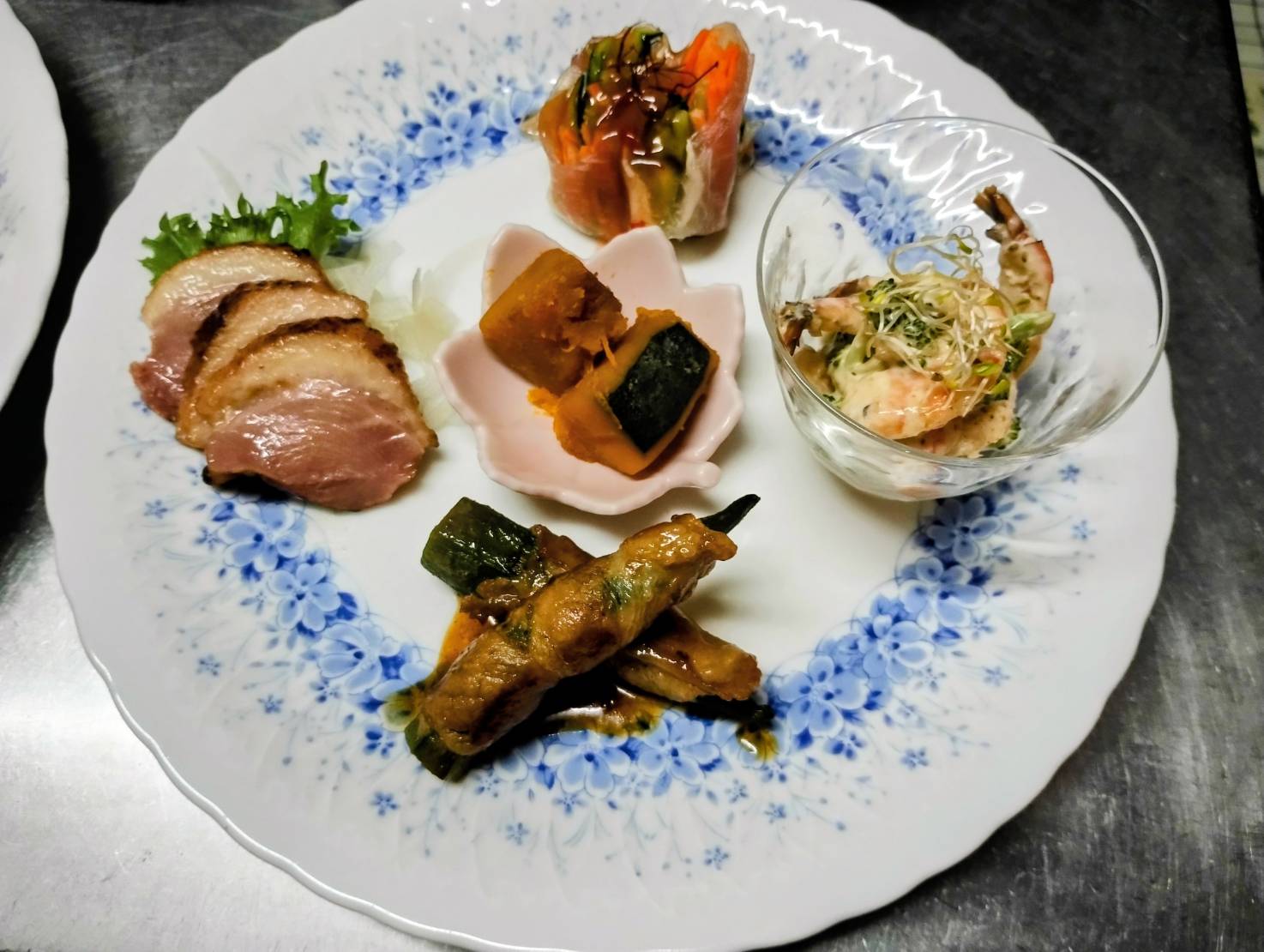 『飛騨の食材を使った創作料理』