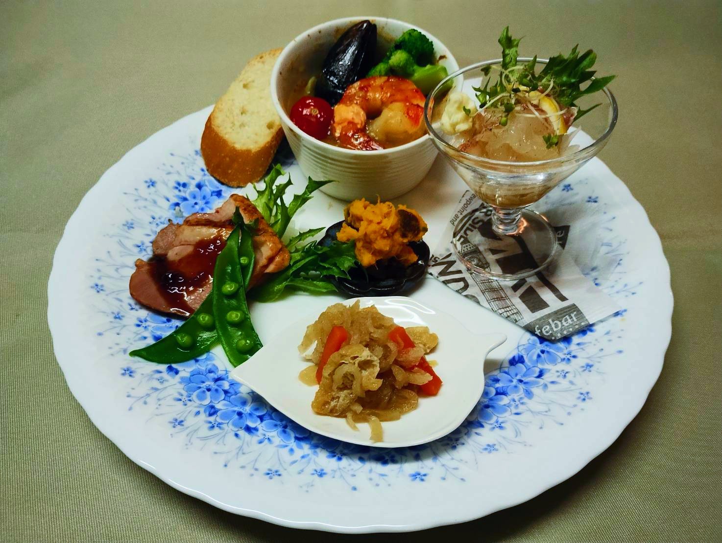 創作料理『彩り豊かな前菜セット』