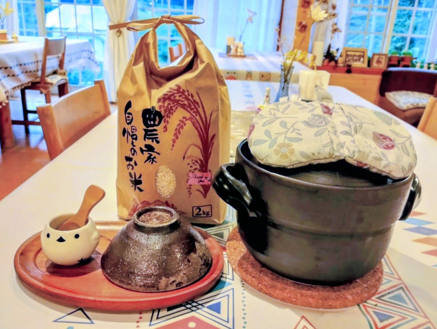 大人気の炊きたて土鍋ご飯