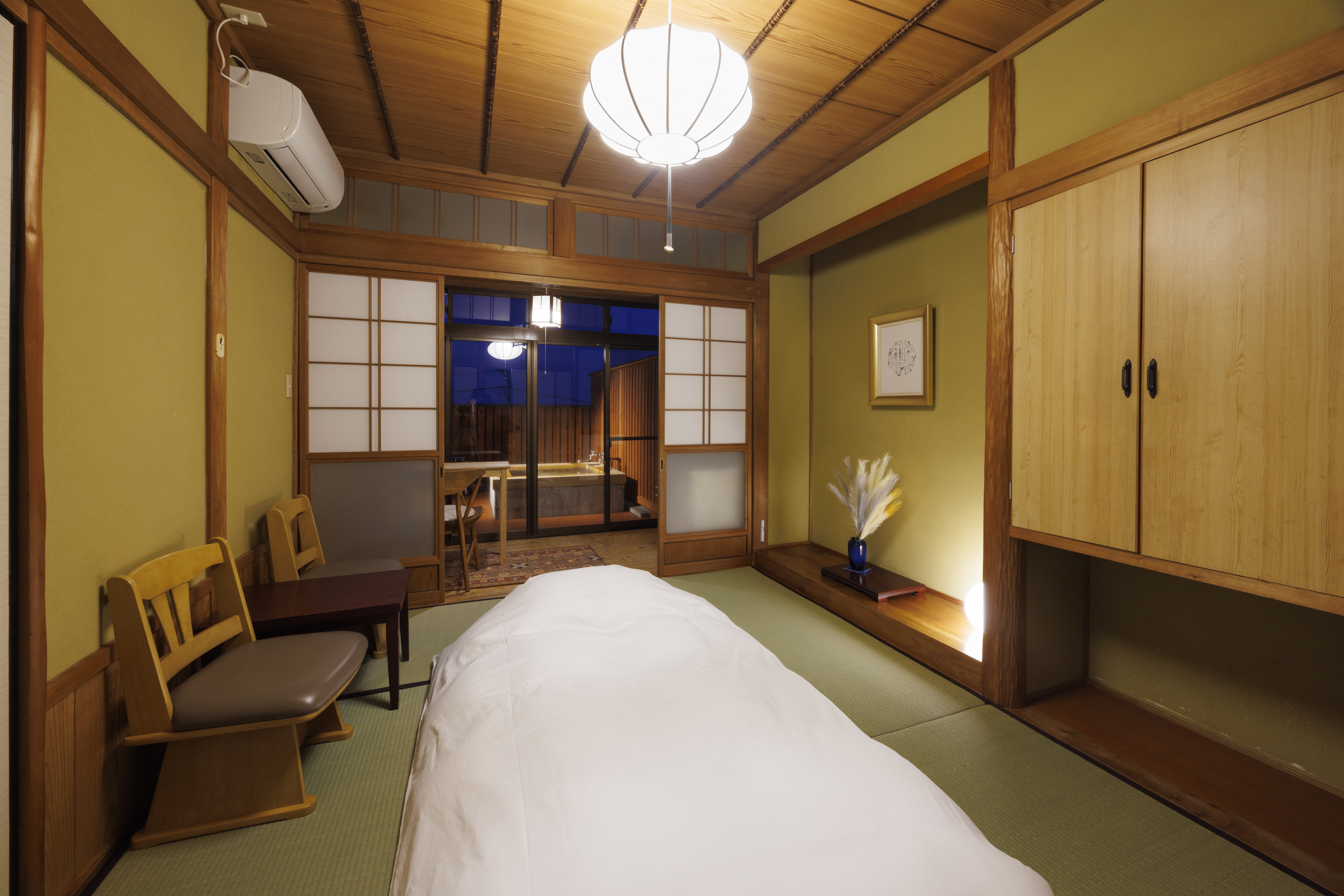 露天風呂付き 竹の間（Take）ふかふかのお布団