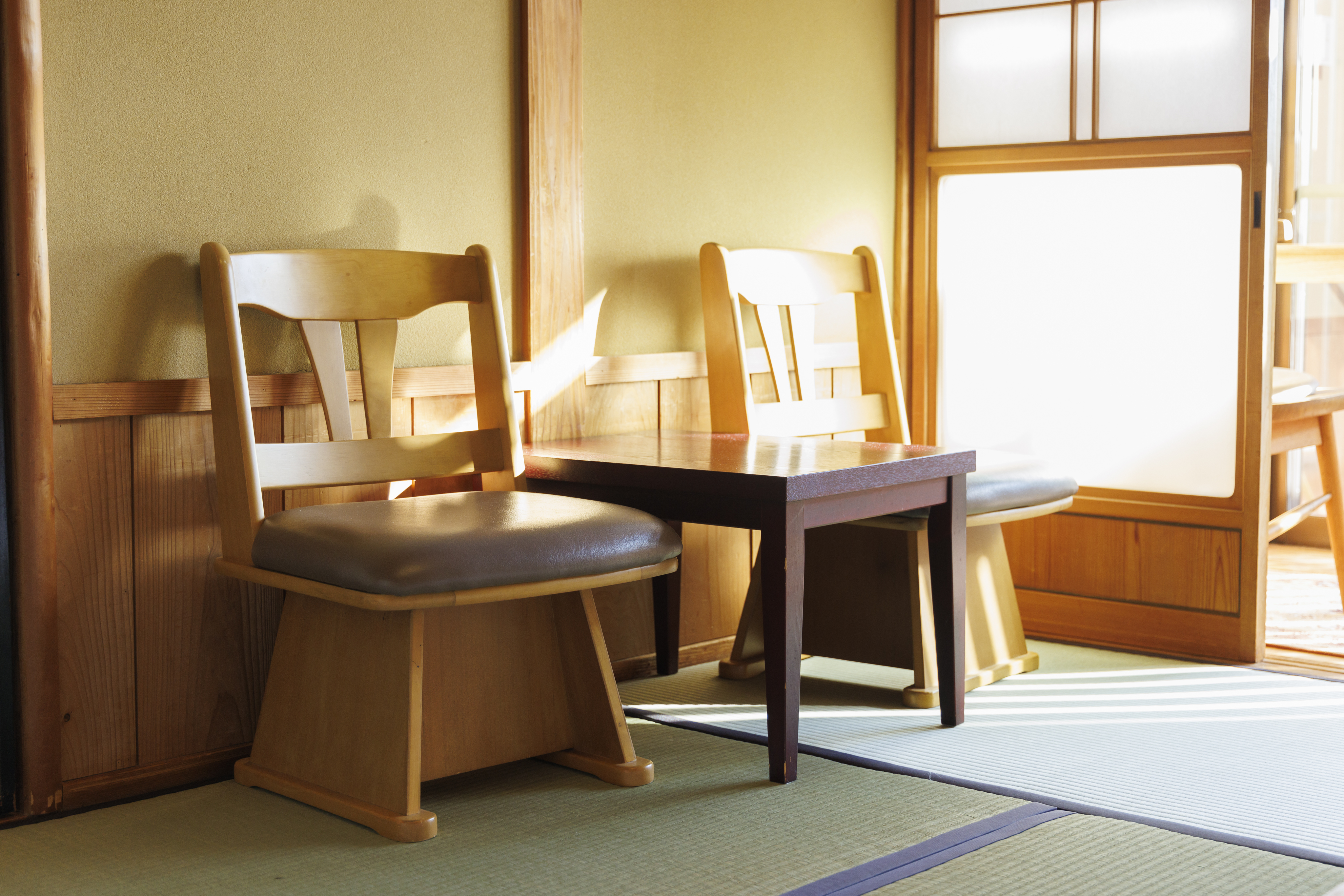 露天風呂付き 竹の間（Take）応接セット