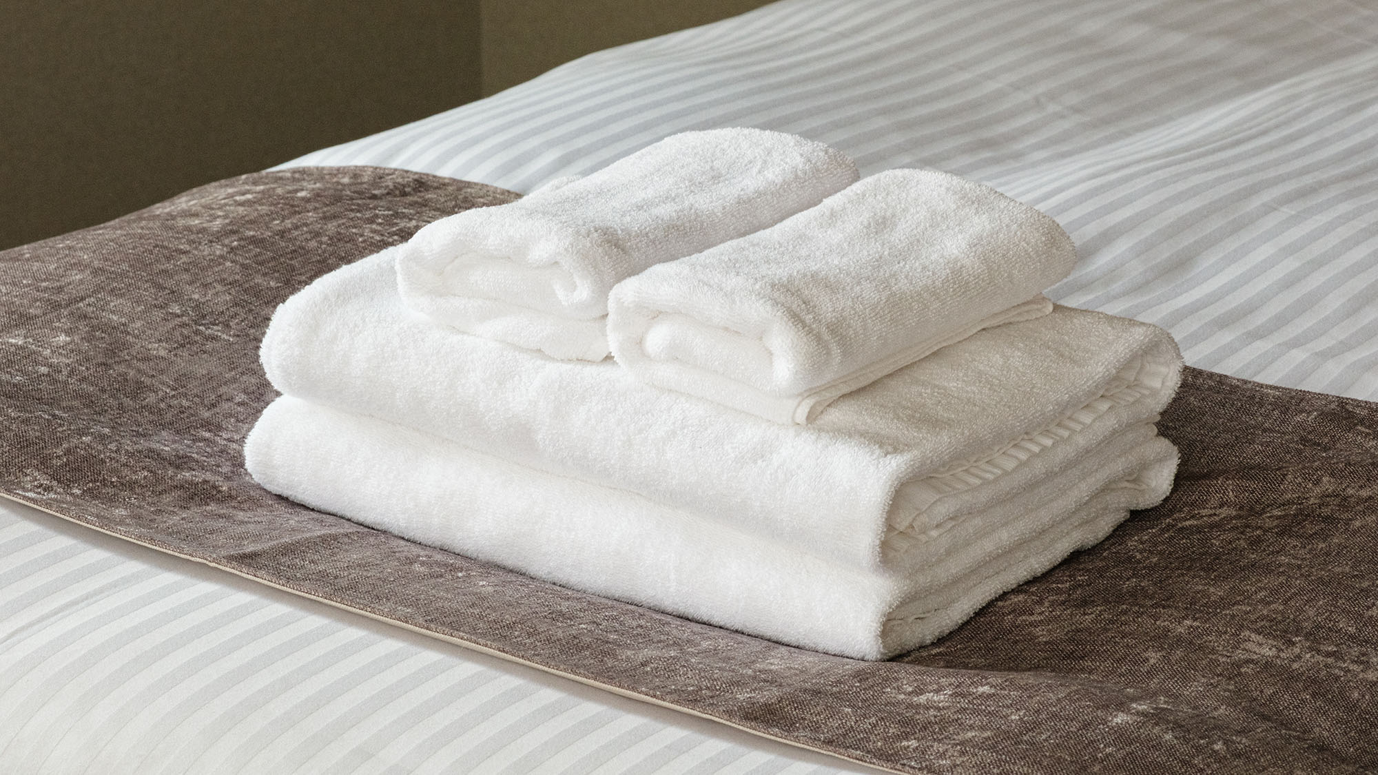 ・【タオル・2名様】人数分のタオルとバスタオルをご用意しております