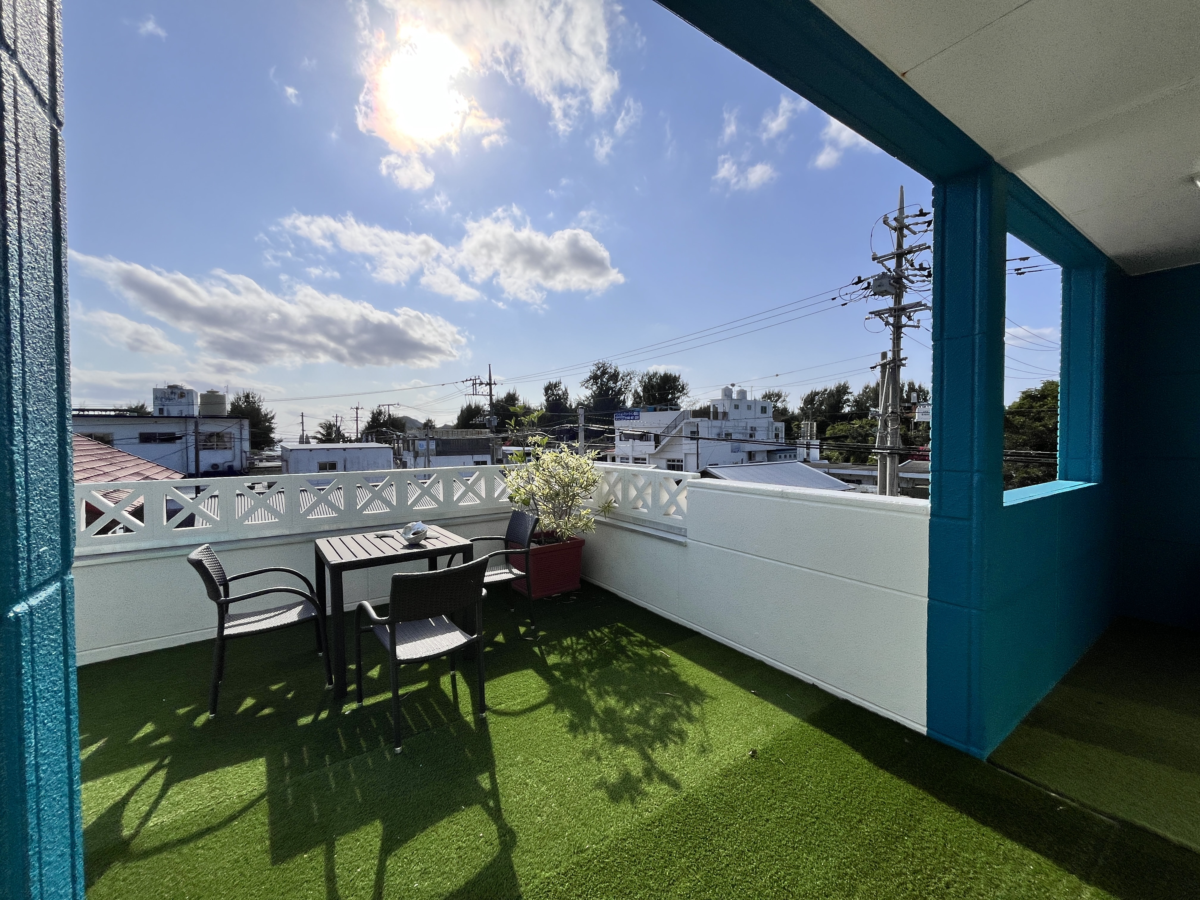 【和洋室スイート】青空広がる専用ルーフテラス空間