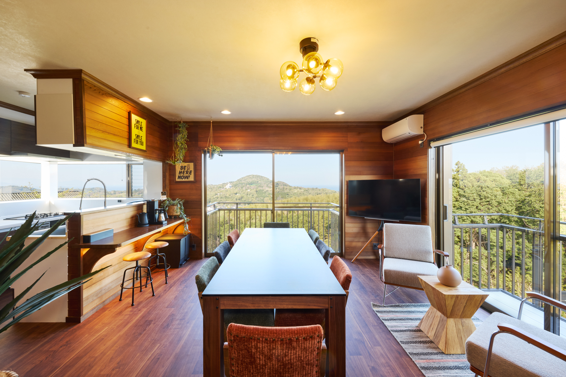 絶景が望めるダイニング