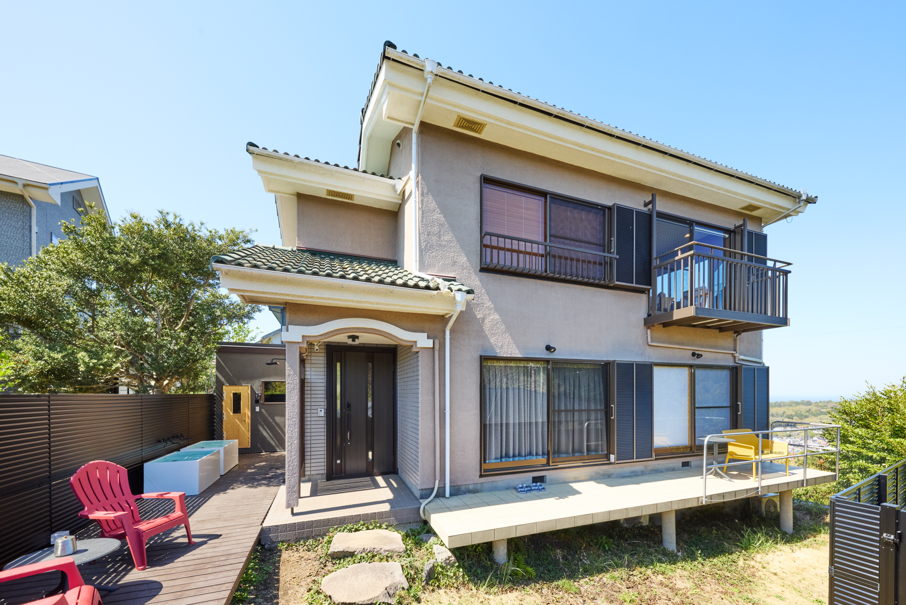 広くて大きな一棟貸し別荘。