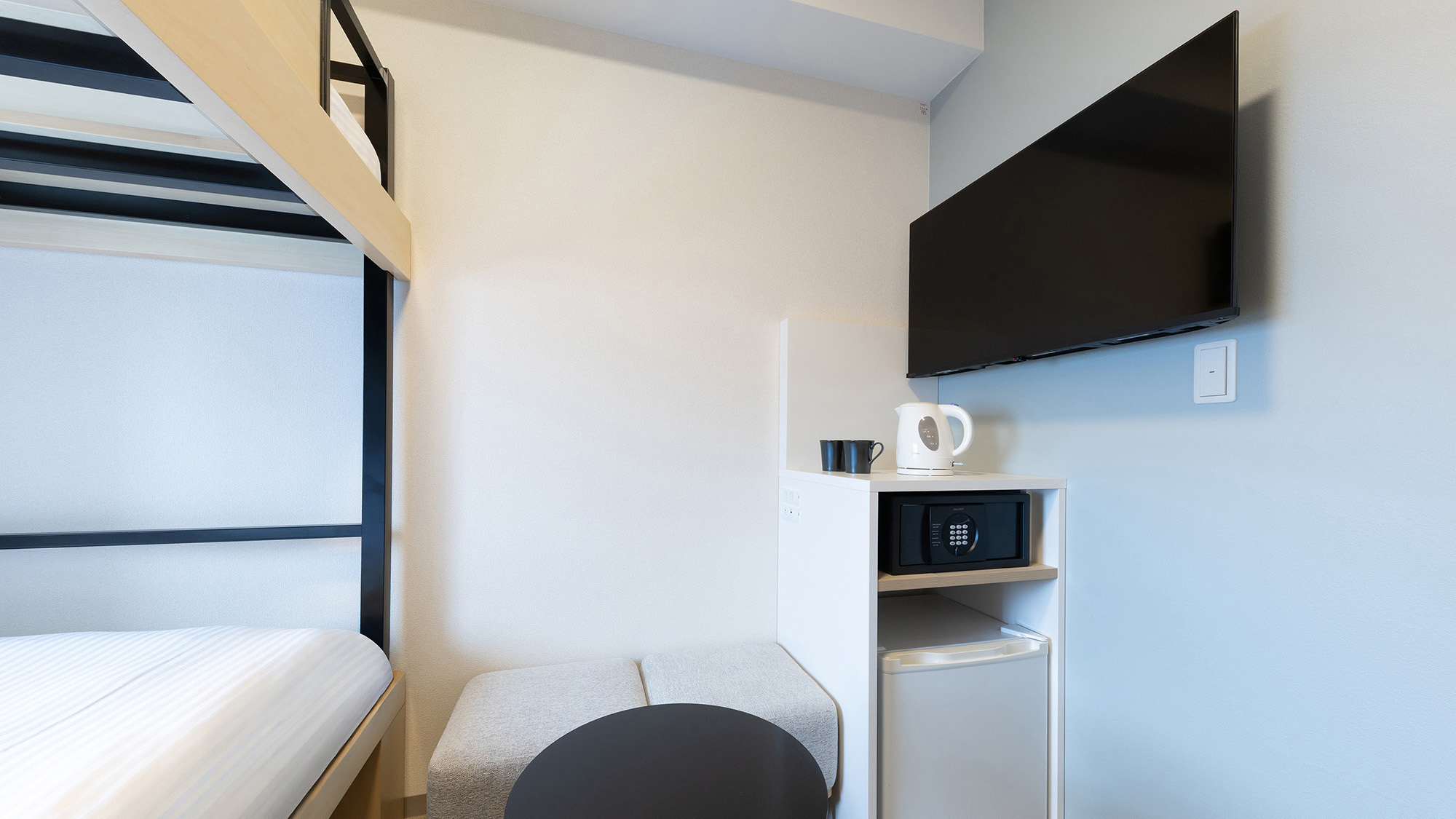 スタンダードツイン（ロフトベッド）｜スペースを有効活用した、2段ベッドのお部屋です。