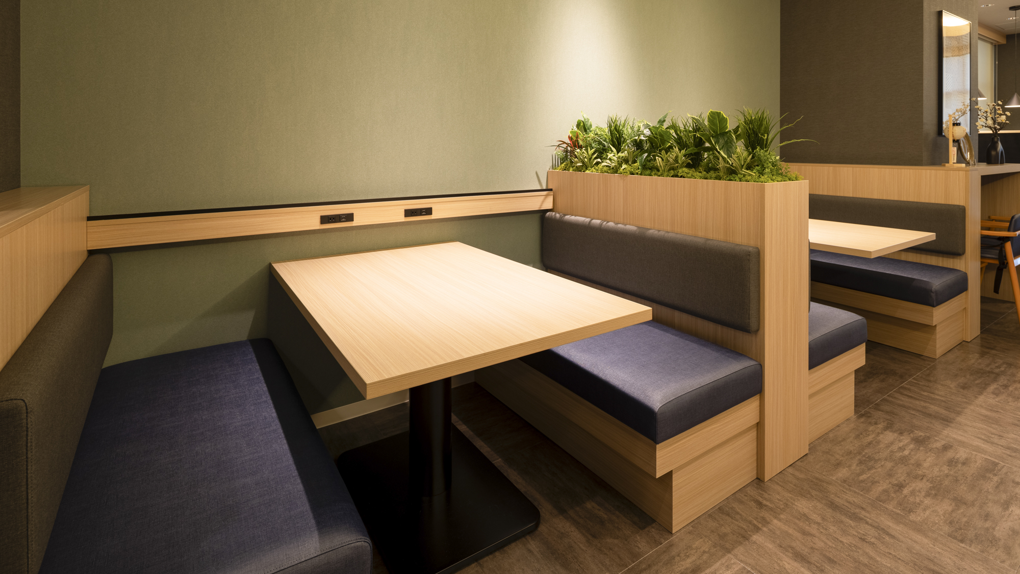 【ライブラリーカフェ】ボックス席