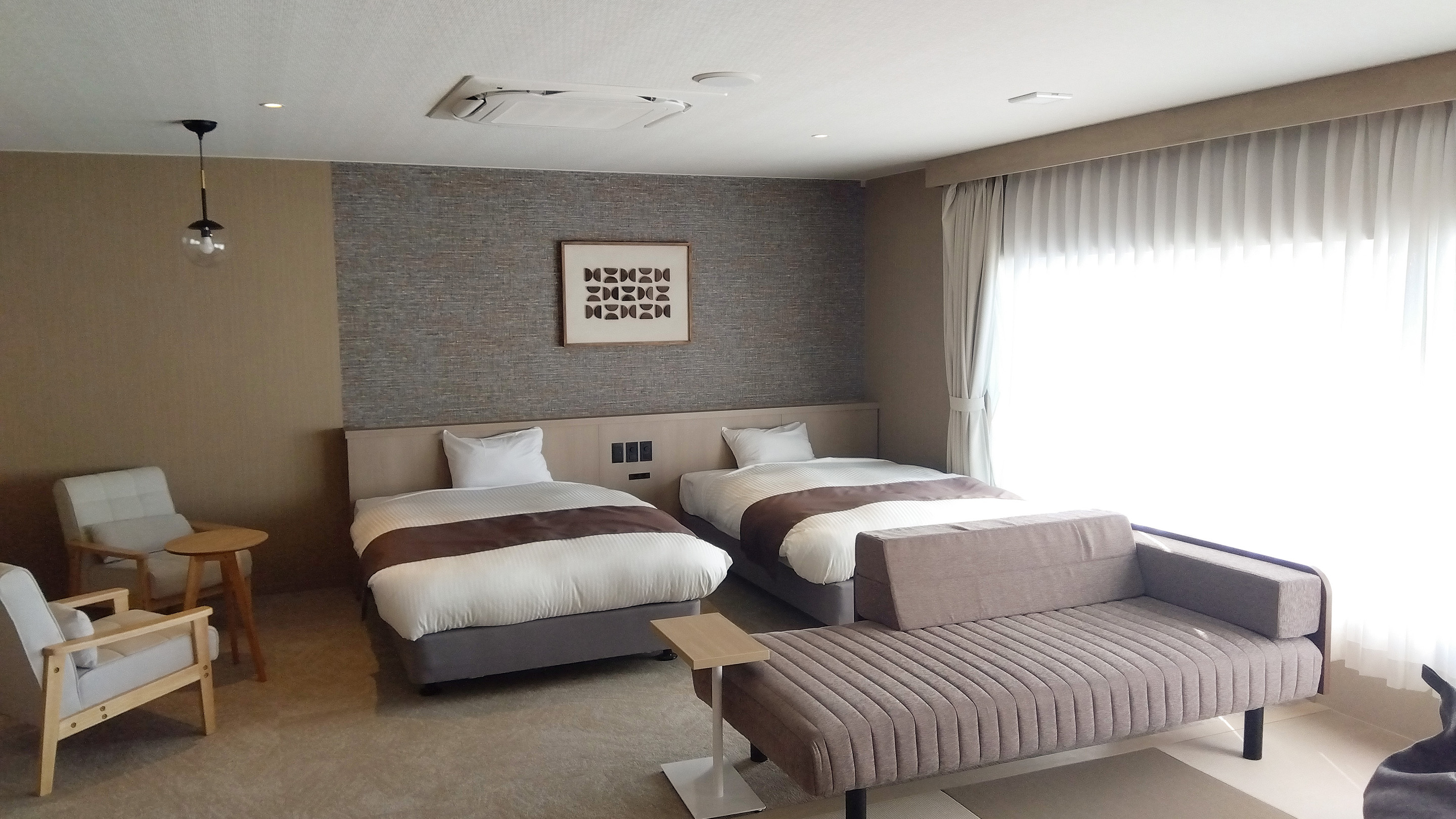 スタンダード和洋室ツイン6名定員 シャワーのみ※客室の一例