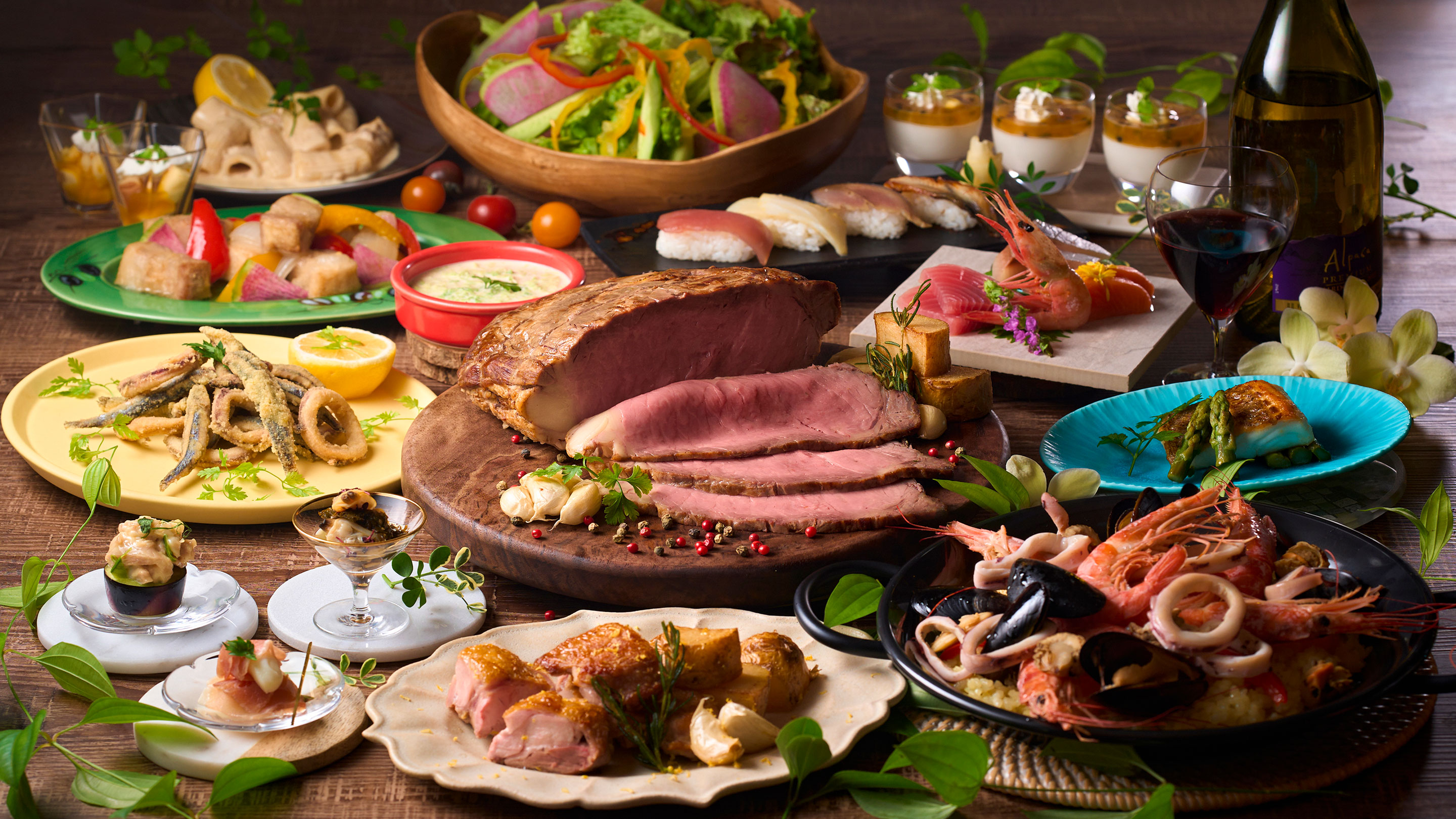 夕食バイキング　※イメージ