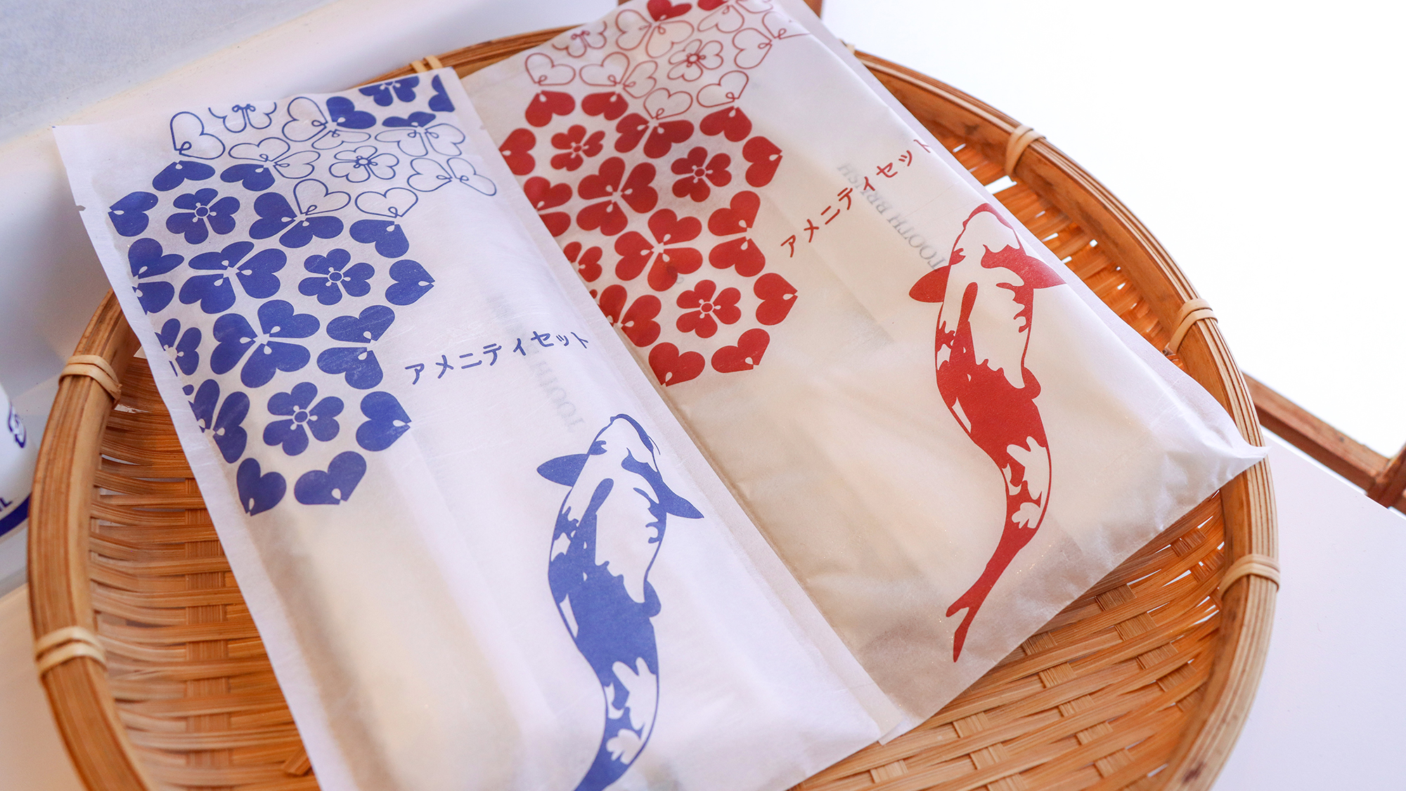 ＃アメニティ　男女別れたアメニティでご提供いたします