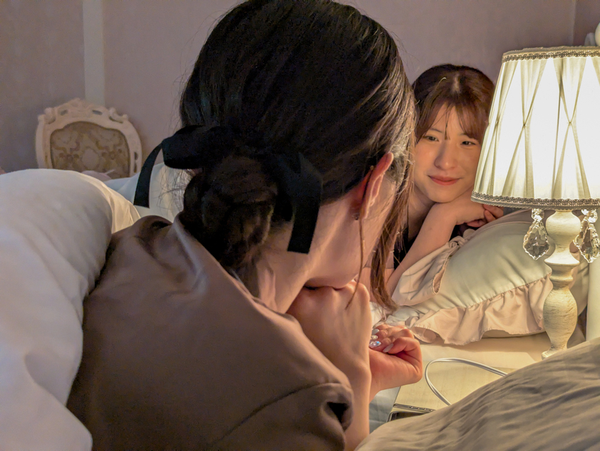 【ガーリーテイスト客室】夜はガールズトークを楽しもう